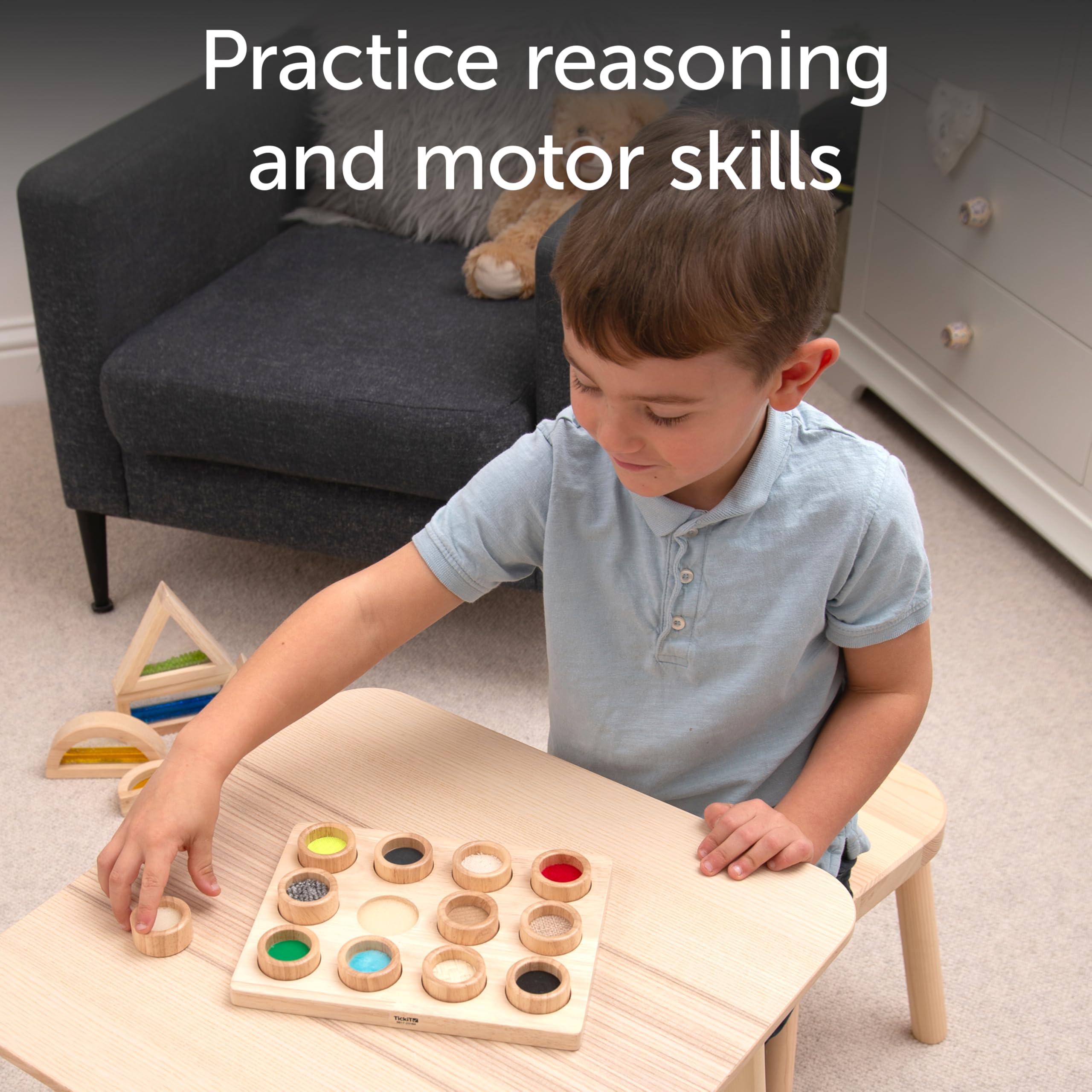 TickiT 72101 Touch and Match Board - Sensory Touch & Feel Game 11