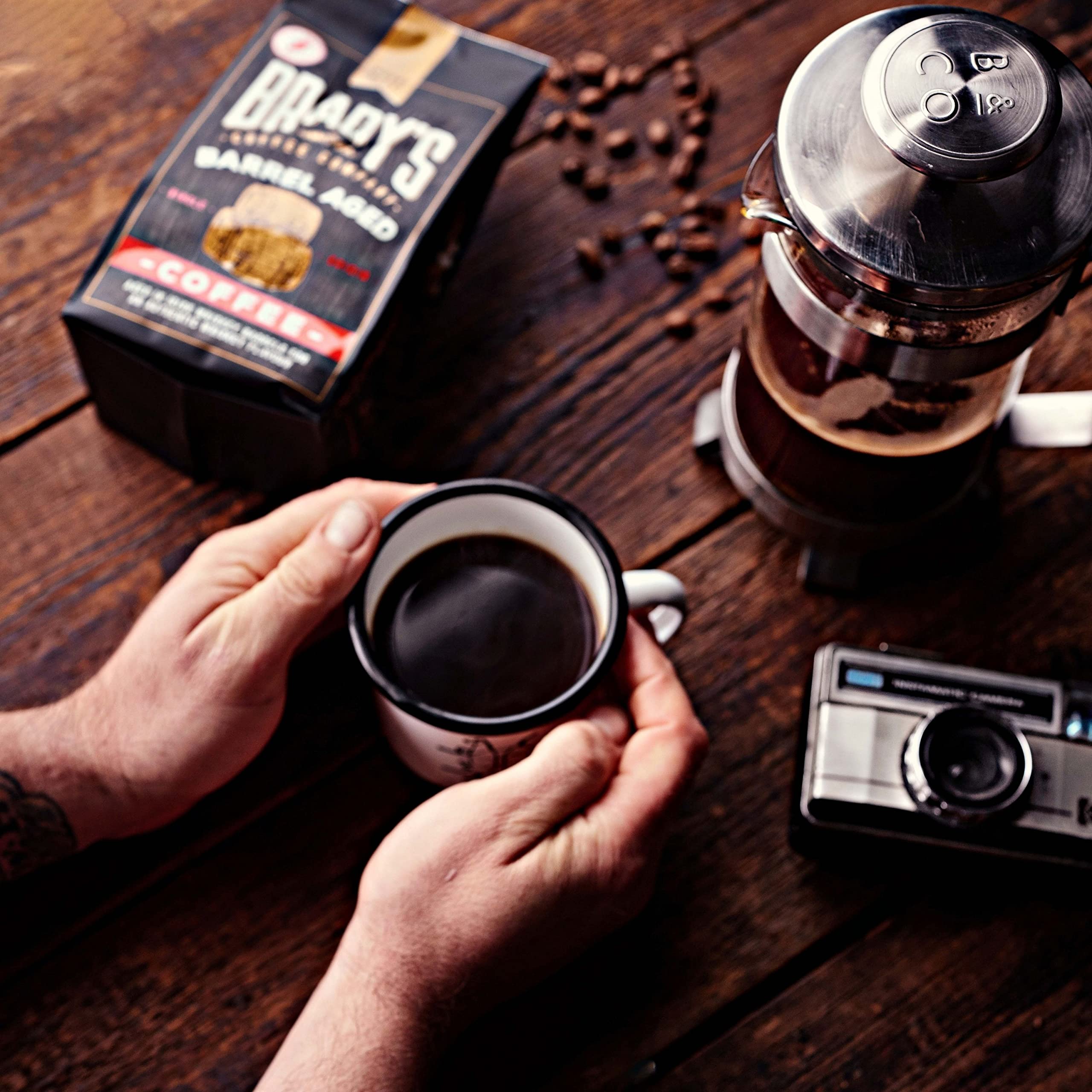 Brady's Irish Barrel Aged Ground Coffee - 100% Arabica Medium Roast - 227g 10