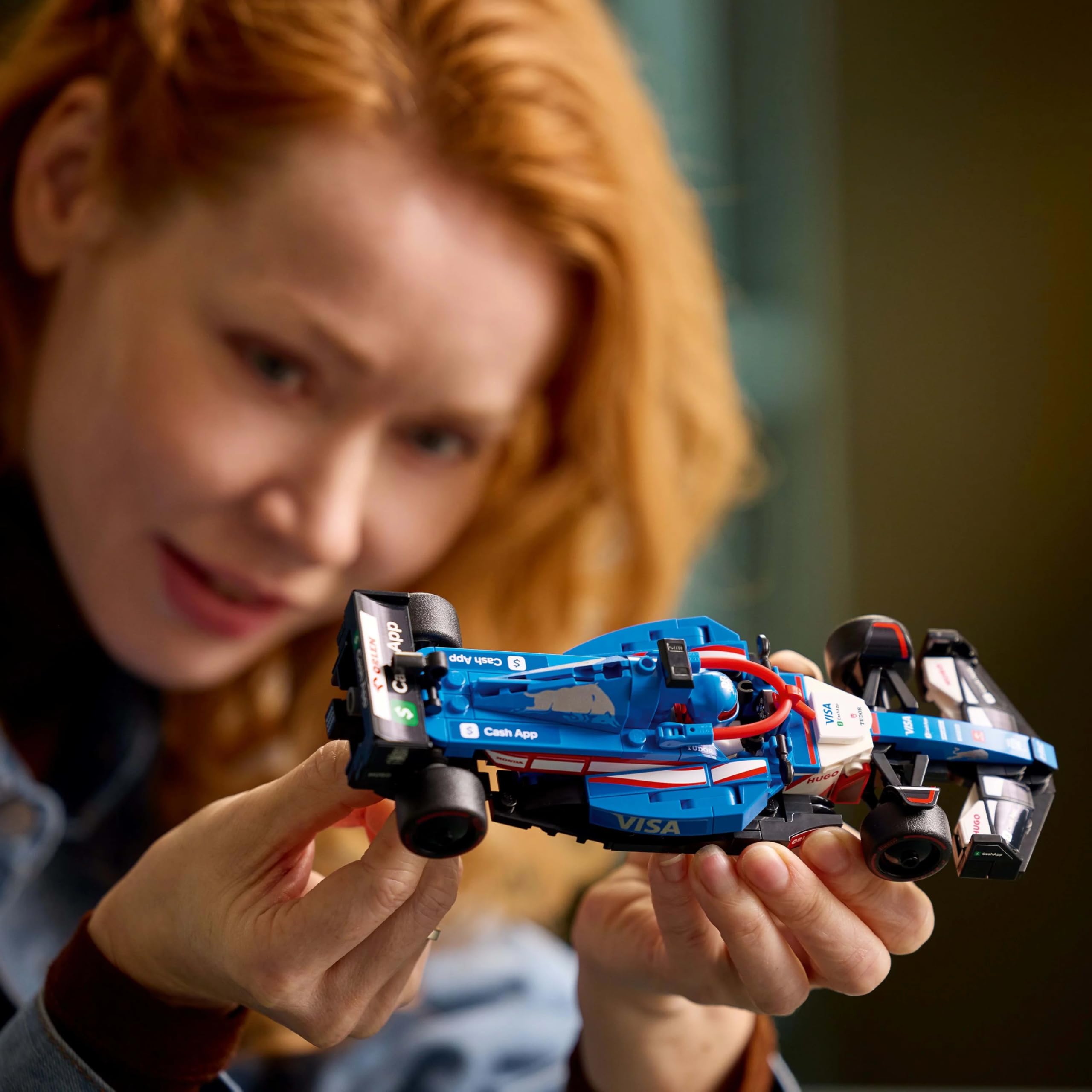 LEGO Speed Champions Visa Cash App RB VCARB 01 F1 Race Car Building Set with Driver Minifigure 6