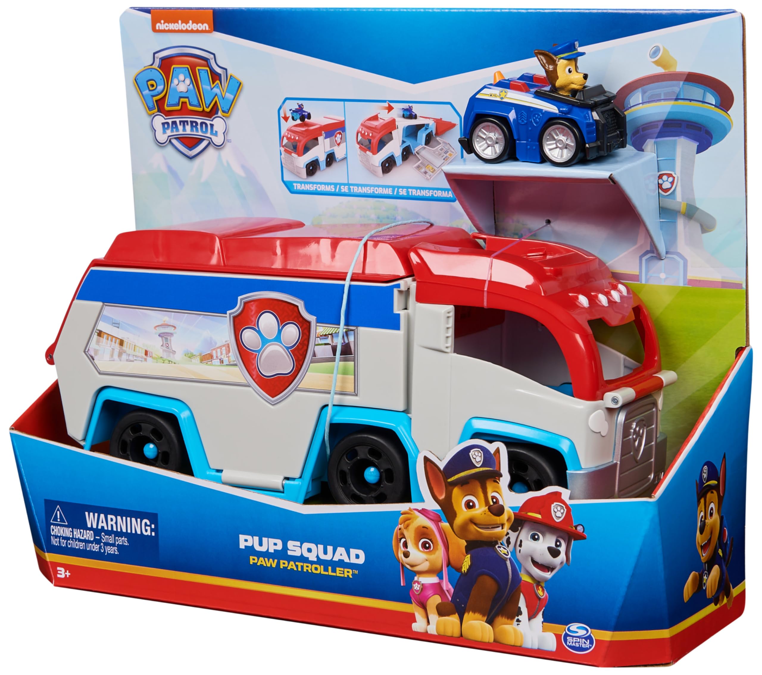 Paw Patrol Pup Squad Patroller Team Vehicle with Chase Racer Toy Lorry | Ages 3-9 | 2 Items 9