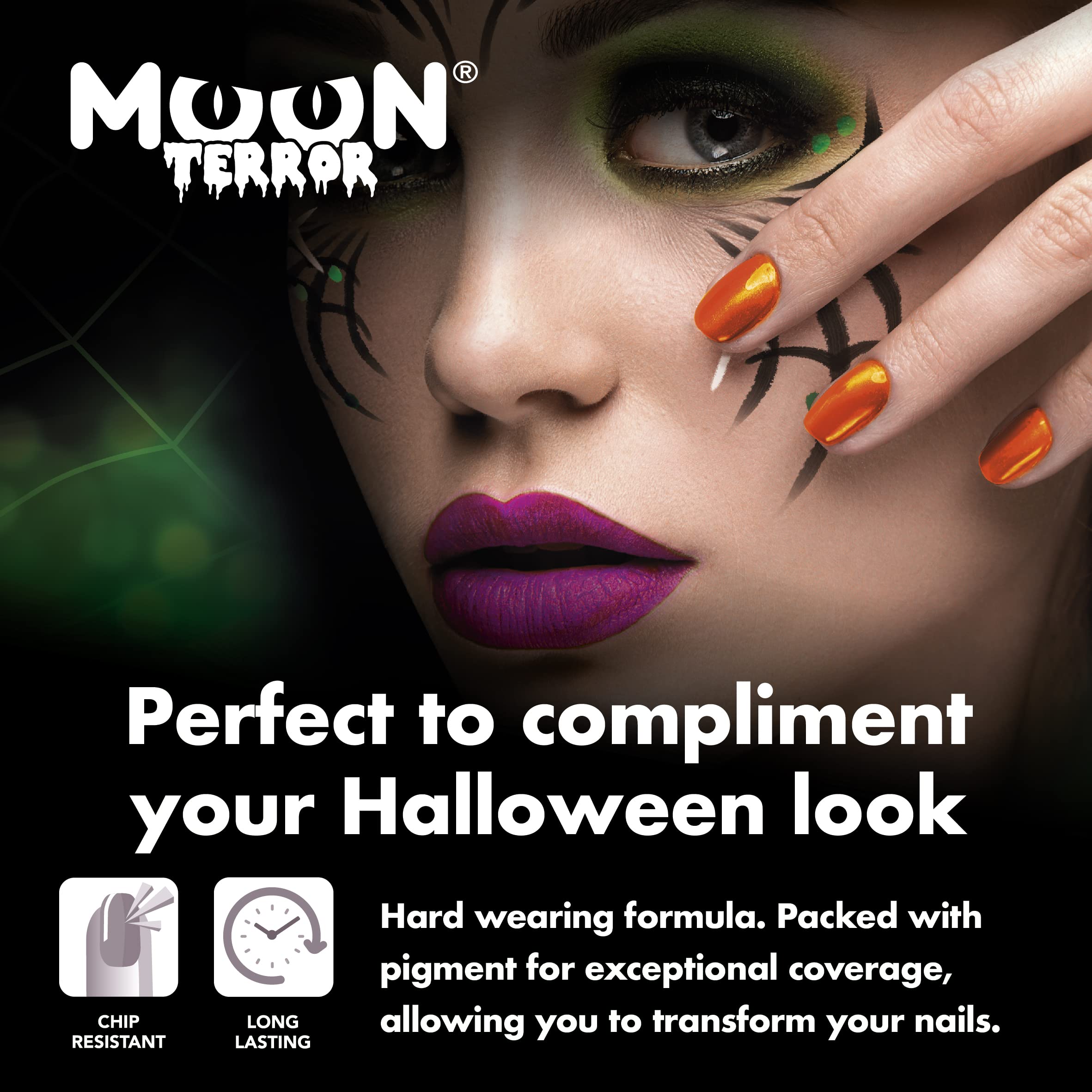 Moon Terror - Wicked White Halloween Nail Polish (10ml) 10