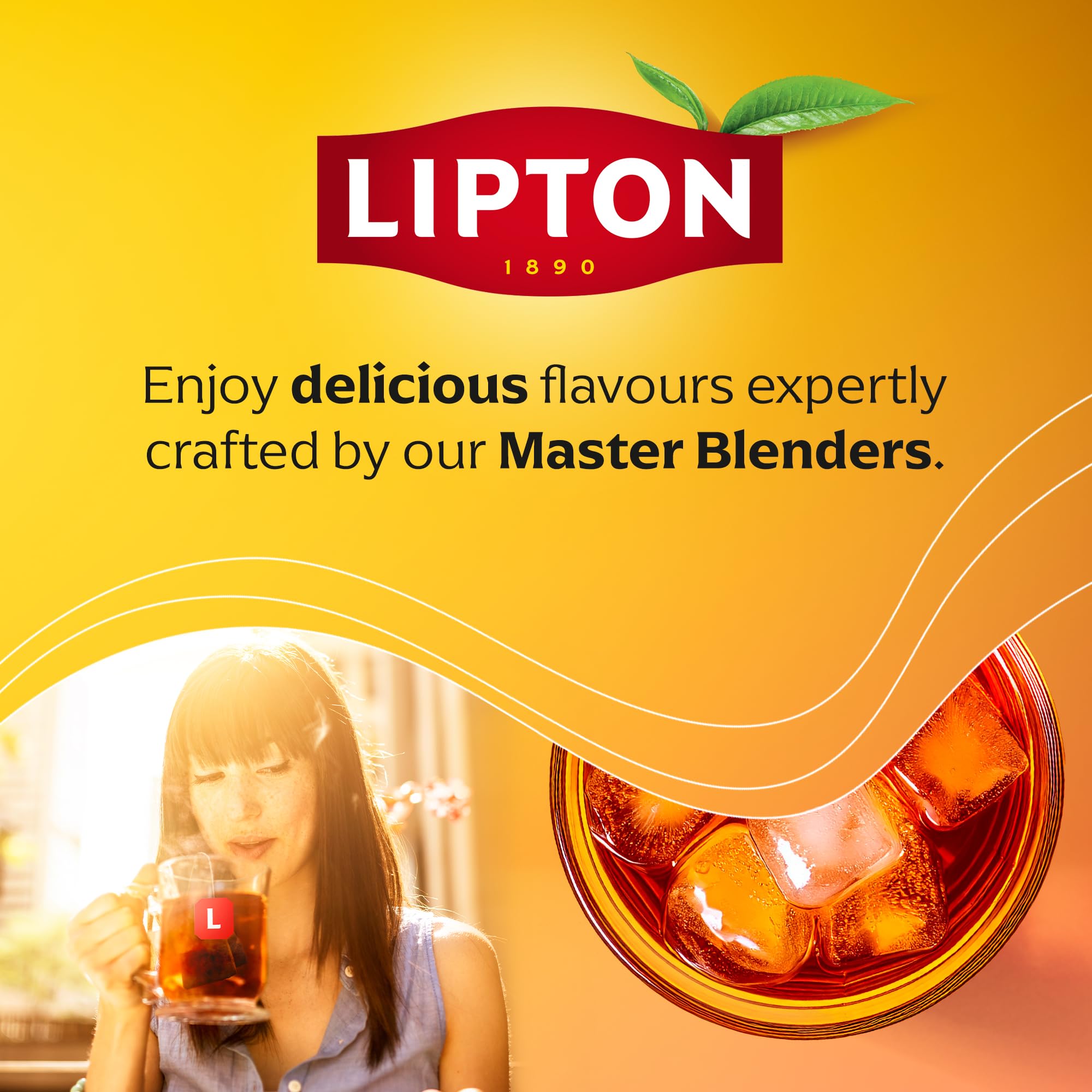 Lipton - Peach Paradise Fruit Infusion Herbal Tea Bags 16