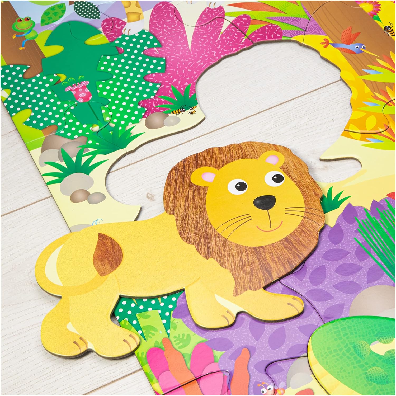 Galt Toys Giant Floor Puzzle - Jungle, 30-Piece Educational Puzzle for Kids Ages 3-6 4