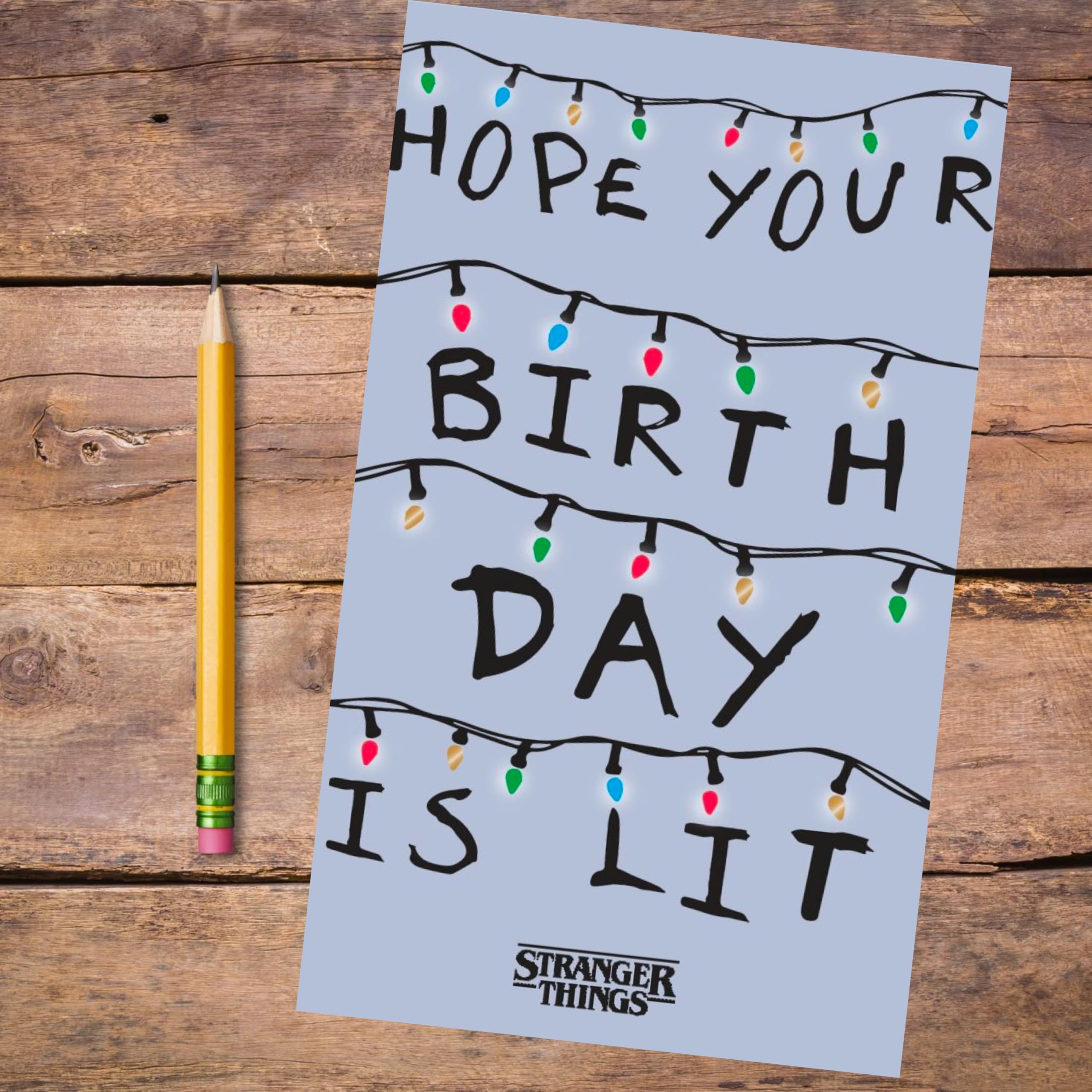 Danilo Promotions LTD Stranger Things Birthday Card | Unisex-Adults & Kids | Multi Color 2