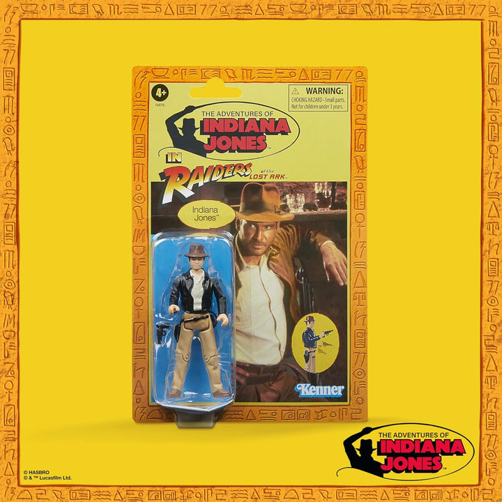 Hasbro Indiana Jones Retro Collection Raiders of the Lost Ark - Indiana Jones Action Figure (F6076)