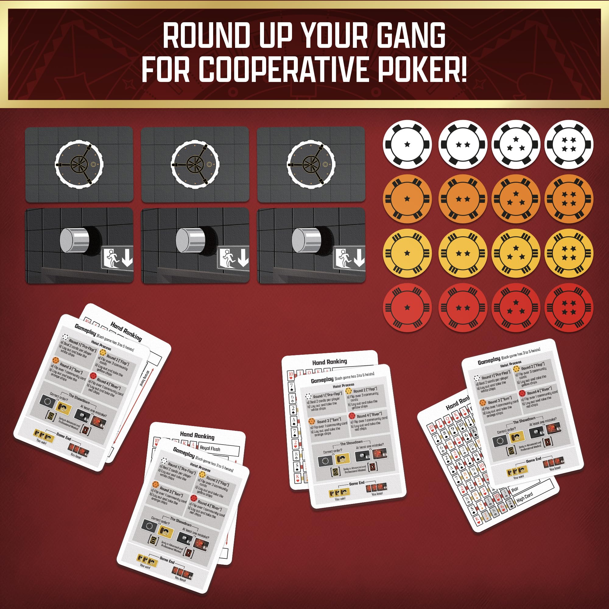 Thames & Kosmos The Gang Card Game | Cooperative Poker-Inspired Strategy Game 4