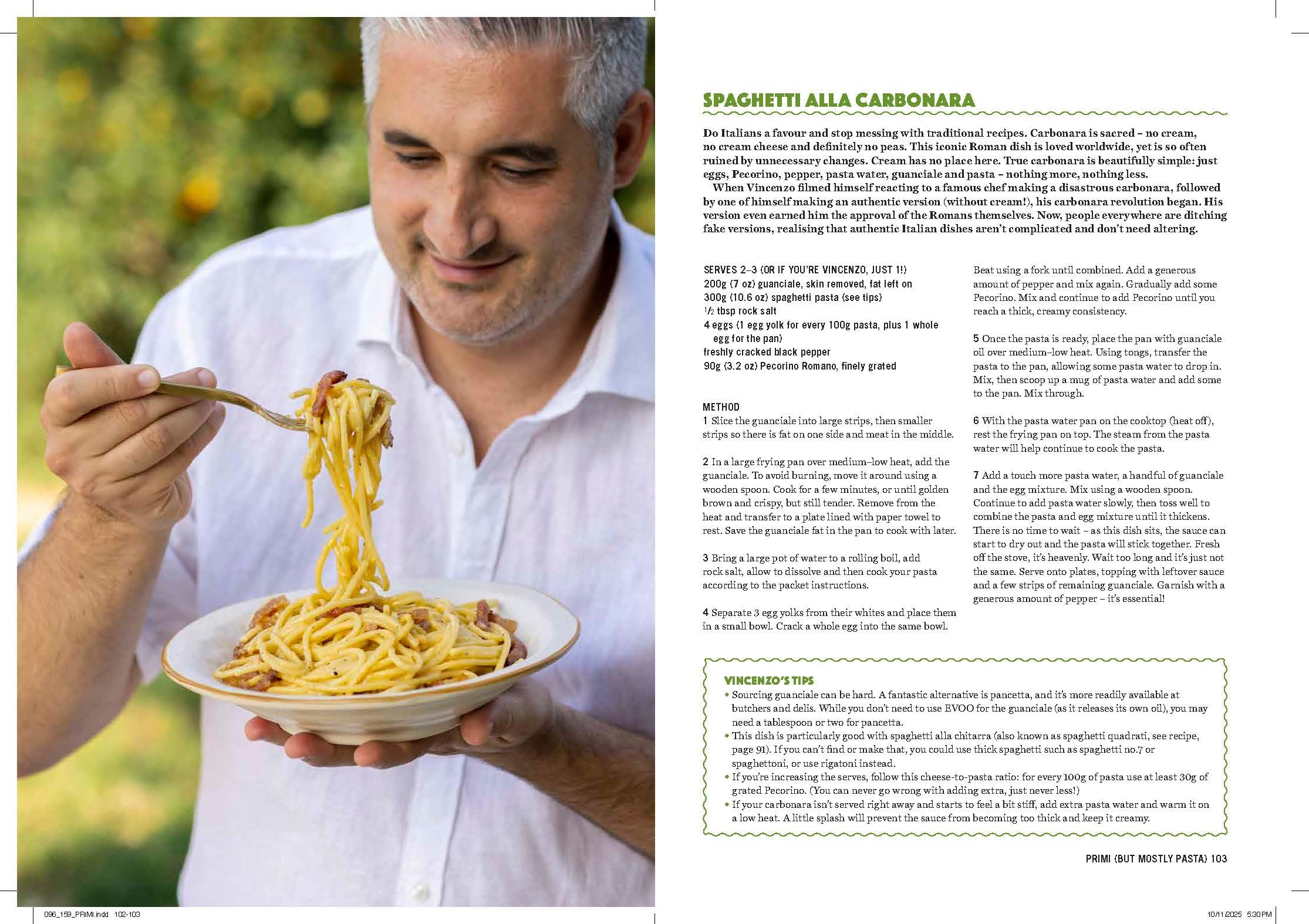 HarperCollins Authentic Italian: Classic 'Nonna-Approved' Recipes from the Vincenzo's Pla | Paperback | English