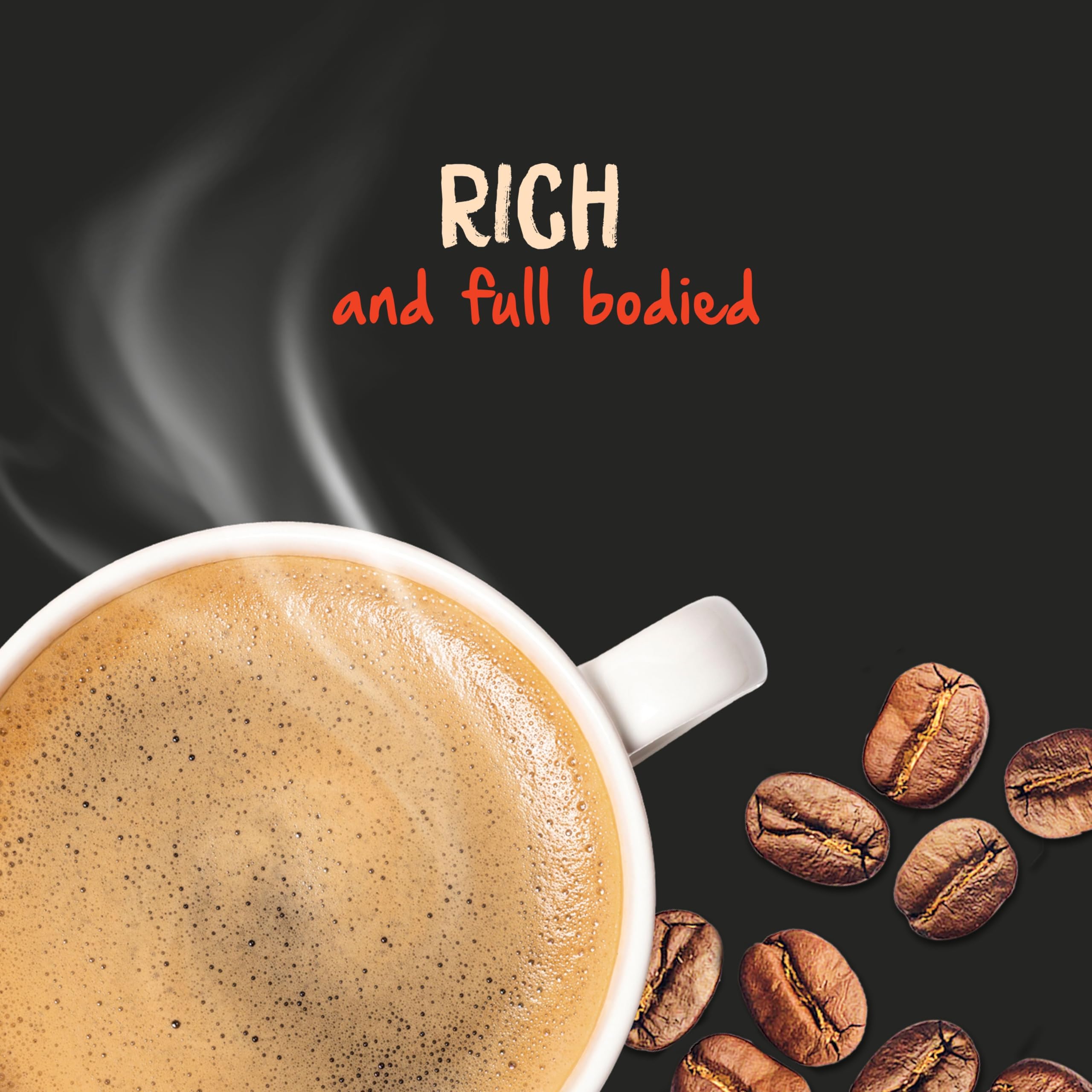 Naturela Organic Coffee Beans - Intenso Blend 100% Arabica & Robusta Roasted Whole Beans 6