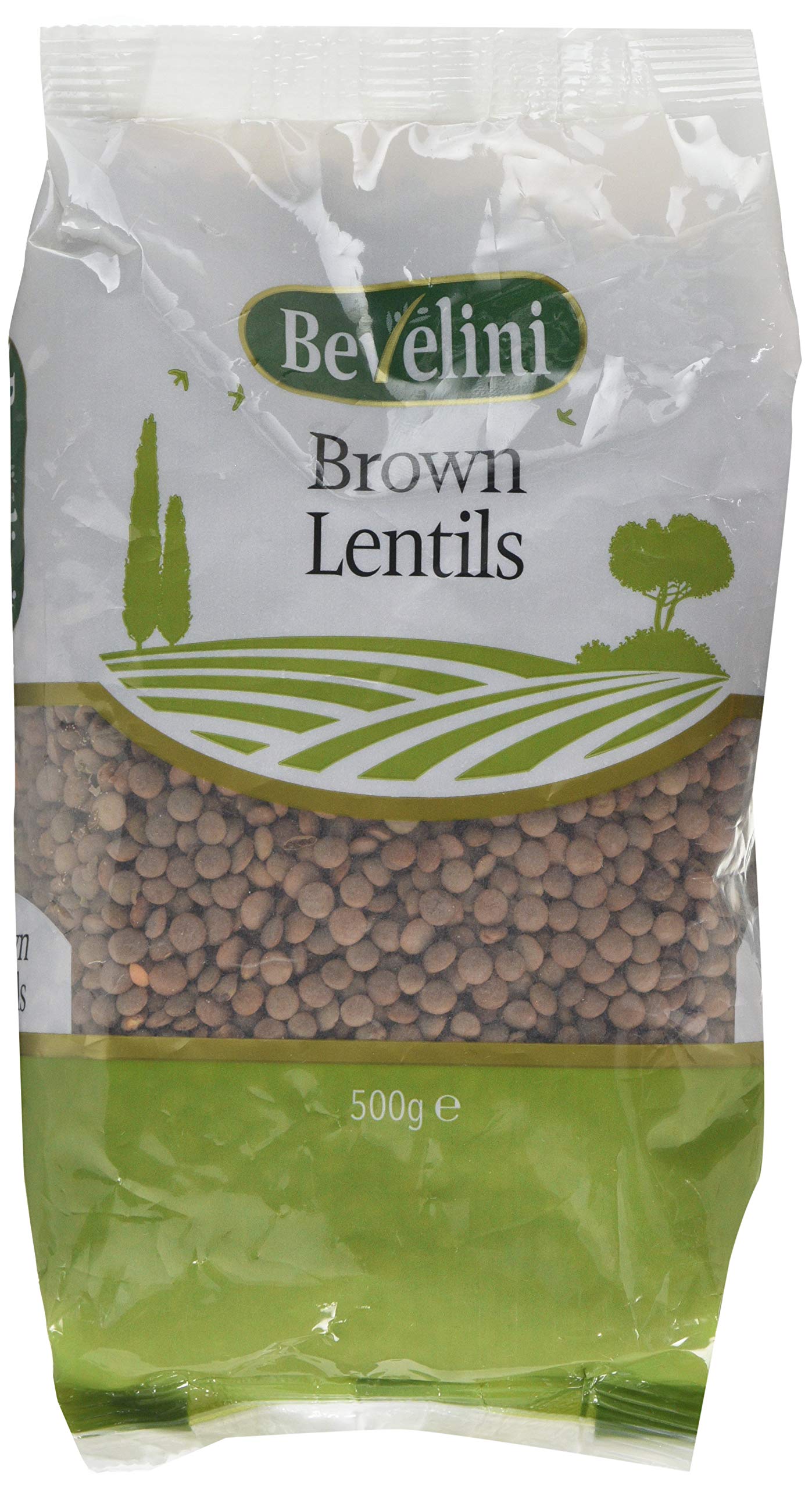 Bevelini Brown Lentils - Source of Protein | Staple in Mediterranean Kitchen | 500g 1