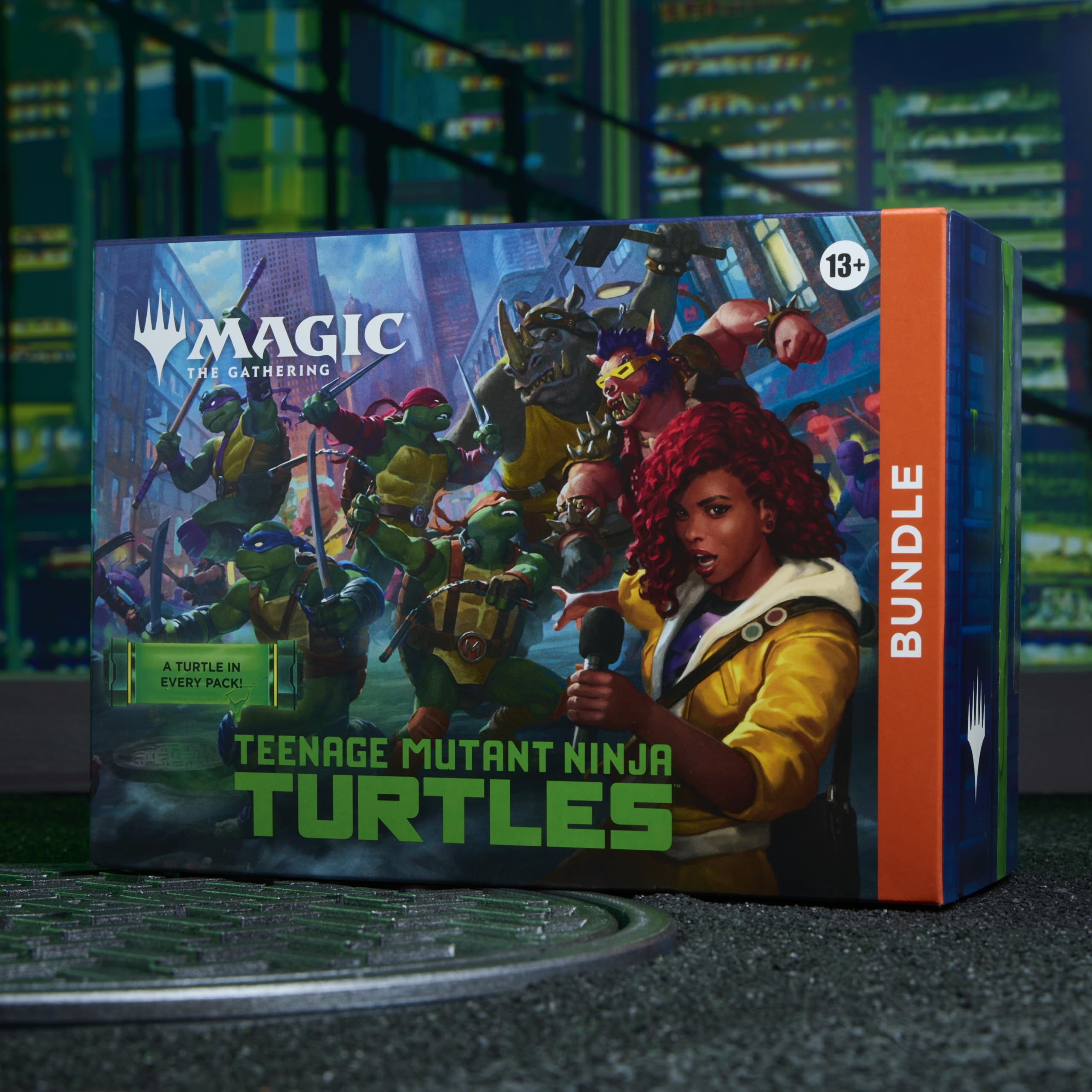 Magic: The Gathering Teenage Mutant Ninja Turtles Bundle | 9 Play Boosters | Multicolor