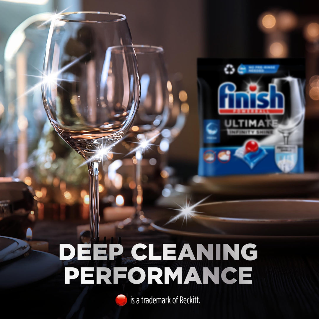 Finish Ultimate Dishwasher Tablets, 55 Count - Fresh Scent with Protector Shield Technology