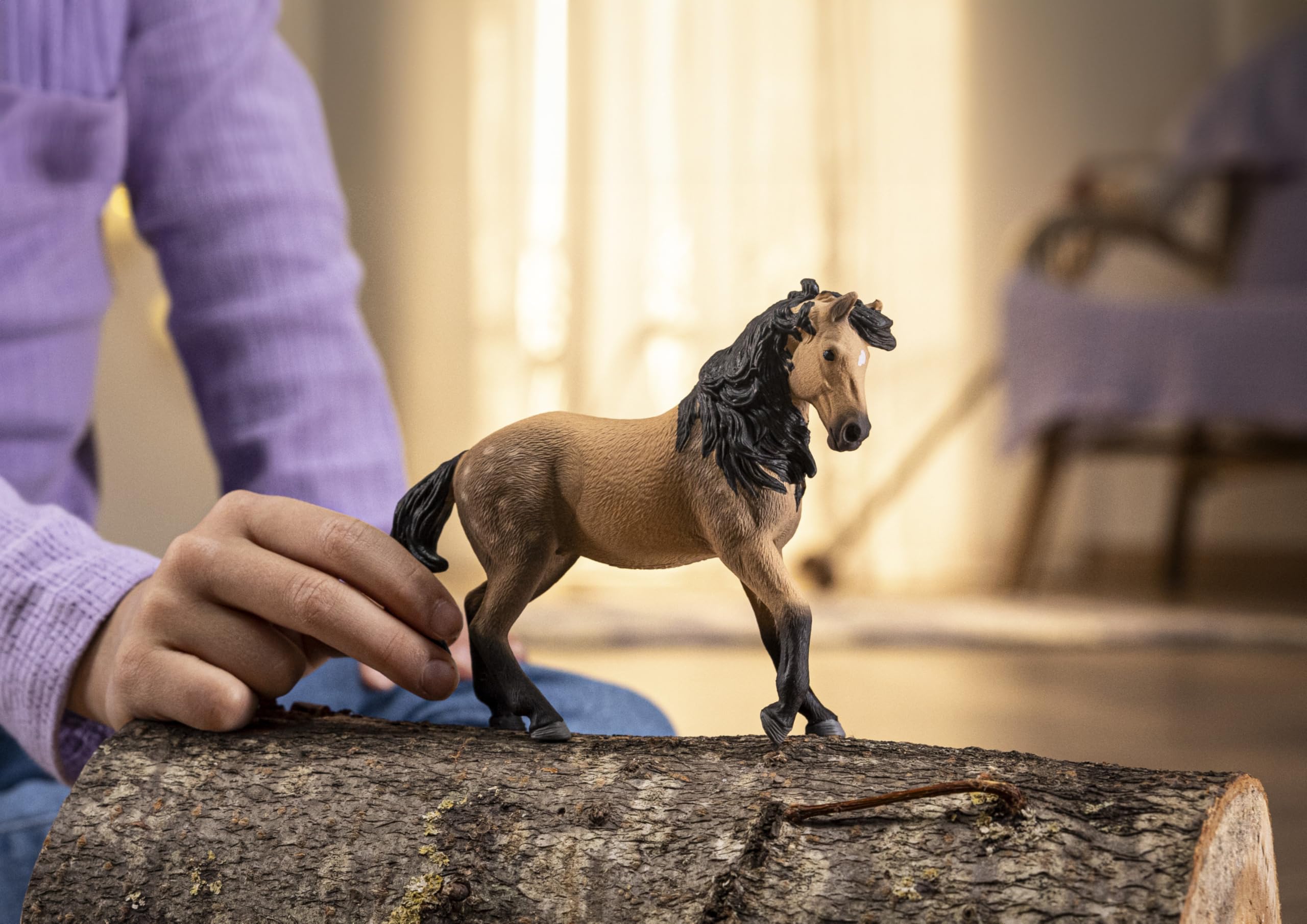 Schleich Horse Club Andalusian Mare Figurine - Spotted Brown Coat | 14cm | Ages 3+