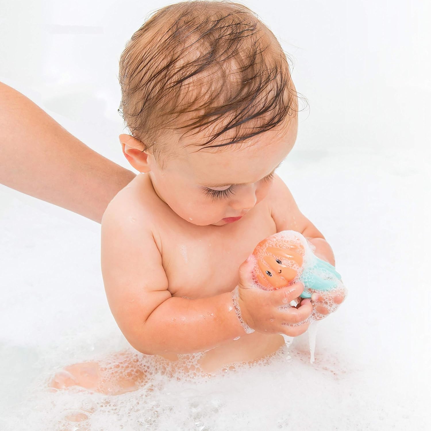 Infantino Glowing Jelly Light Bath Toy - Sensory Play for 6m+ 5