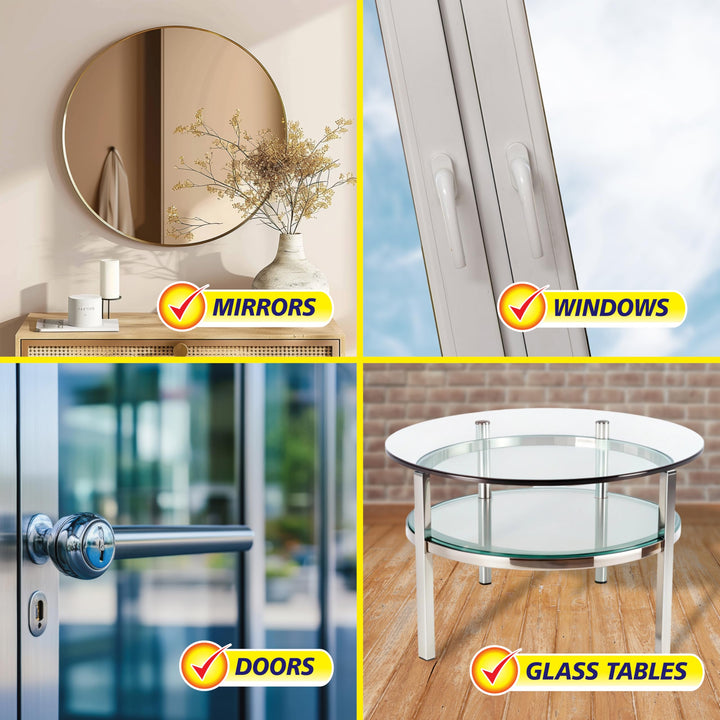 Elbow Grease Glass Cleaner with Vinegar - 500 ml Spray for Windows, Mirrors & Glass Surfaces