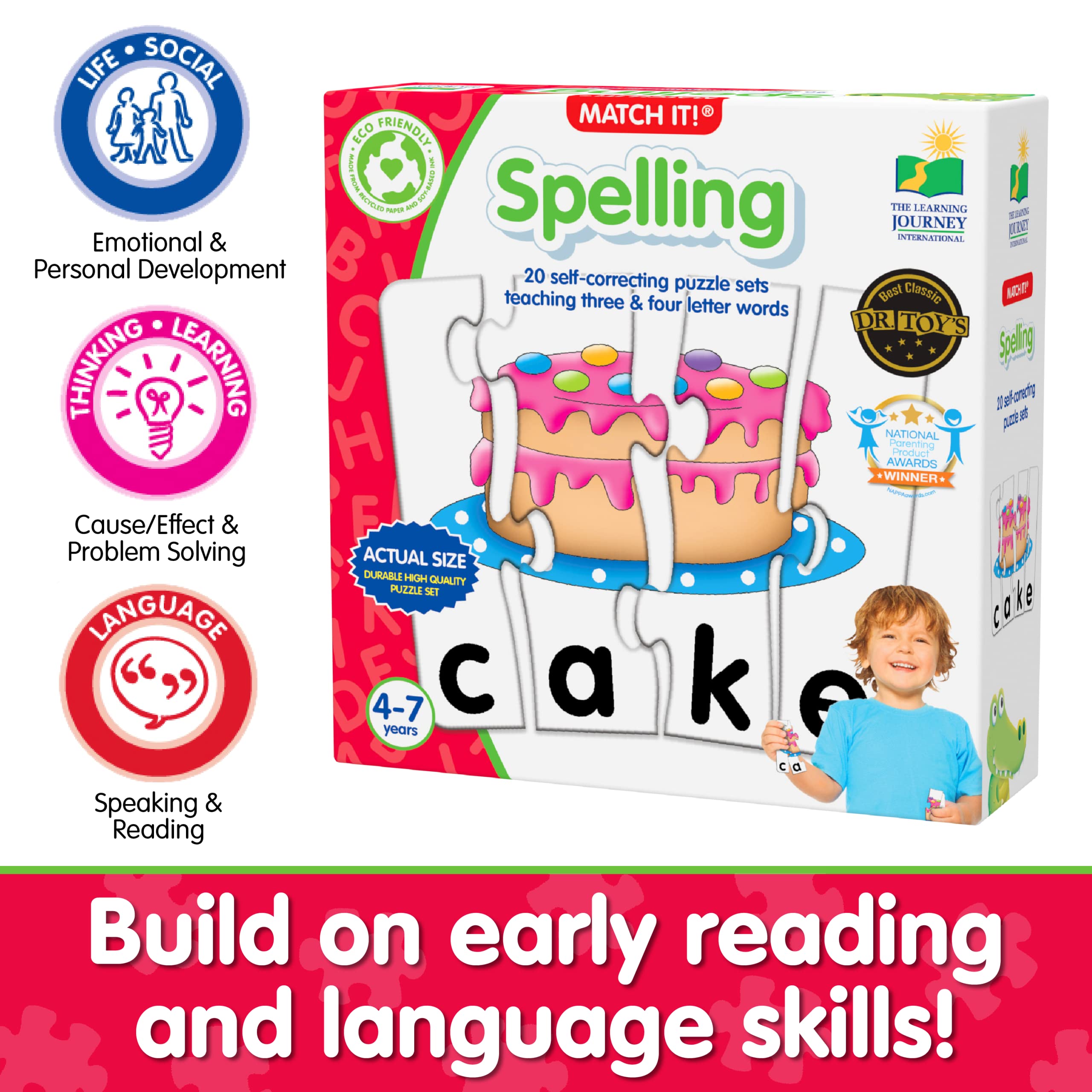 The Learning Journey Match It - Spelling Puzzle Game for Kids 4+ 3