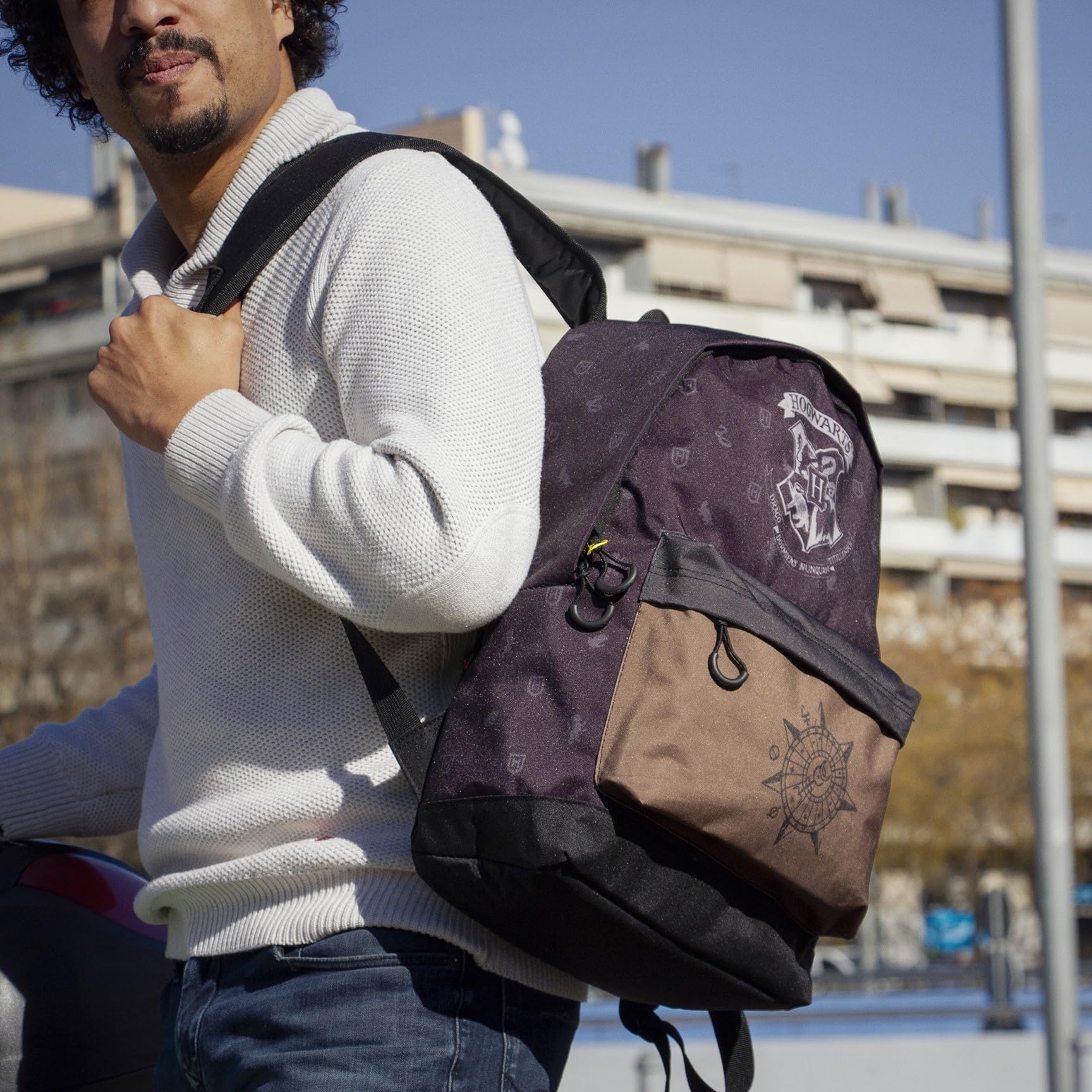 Karactermania Harry Potter Hogwarts Fan Backpack Black 5