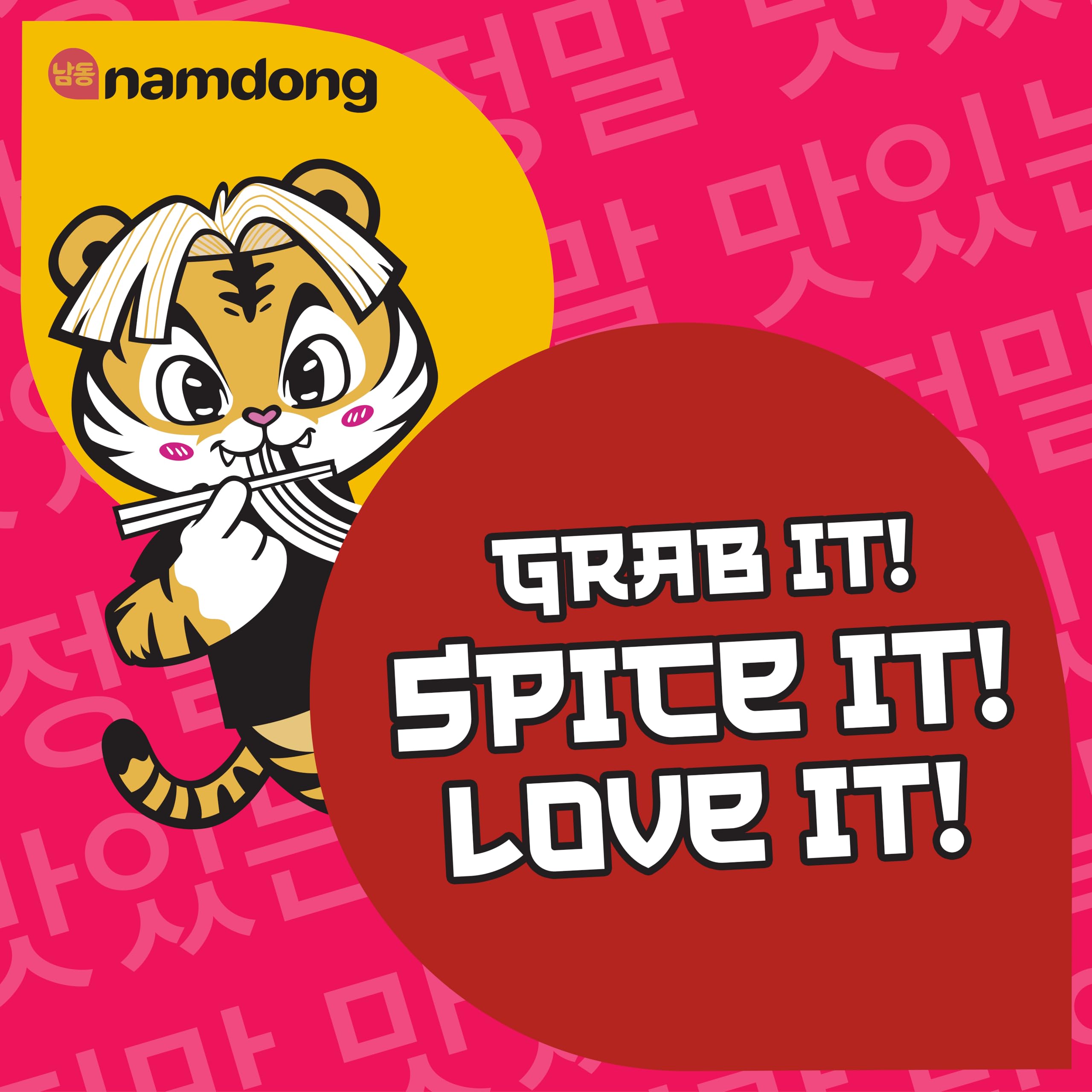 Namdong Kimchi Jjigae Noodle Pot - Korean-Style Instant Spicy Vegan Noodles with Chilli Sachet 3