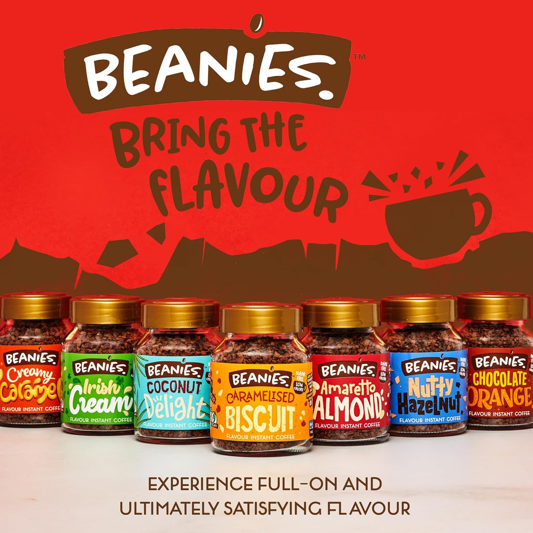 Beanies - Amaretto Almond Flavour Instant Coffee (50g)