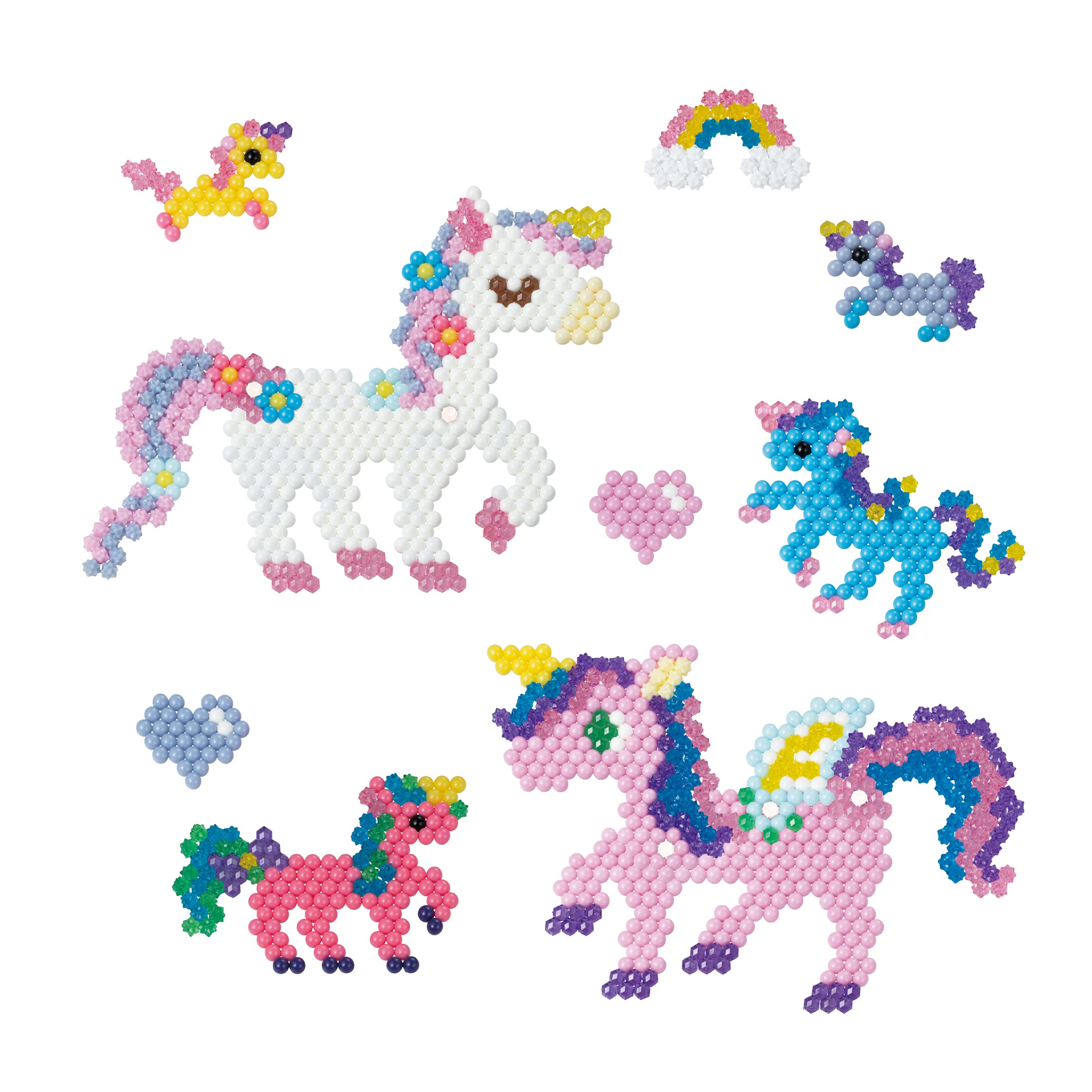 Aquabeads Mystic Unicorn Set Jewellery-Making & Beadwork Kit | 1500+ Beads in 24 Colors | Ages 4+ 6