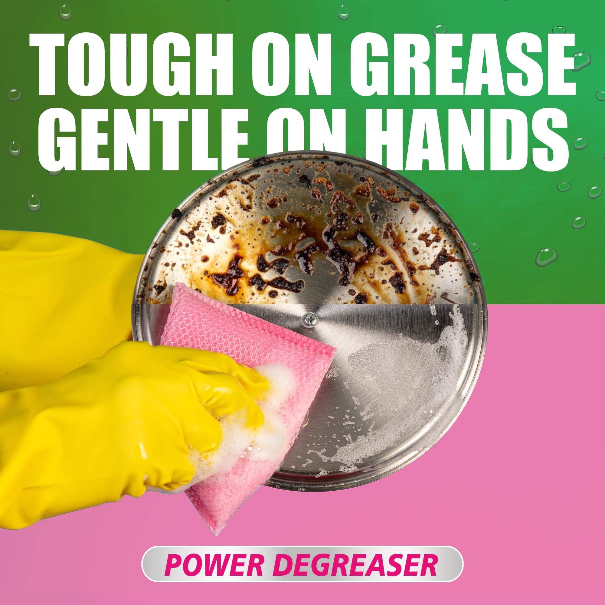 Elbow Grease Washing-Up Liquid - Powerful Degreaser | Stand Up Bottle | 450 ml Grapefruit 6