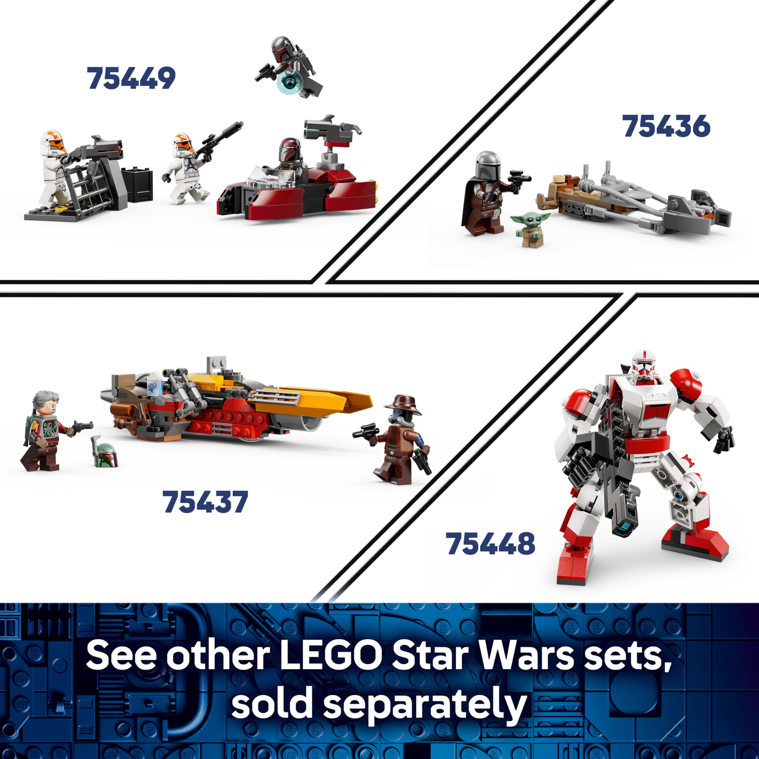 LEGO Star Wars Grogu's Homestead Building Set 75443 for Ages 4+ | Includes Posable Grogu Figure 8
