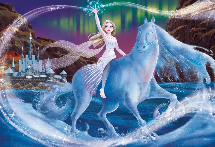 Clementoni - Lights Collection Disney Frozen 2 Glow in The Dark 104-Piece Jigsaw Puzzle