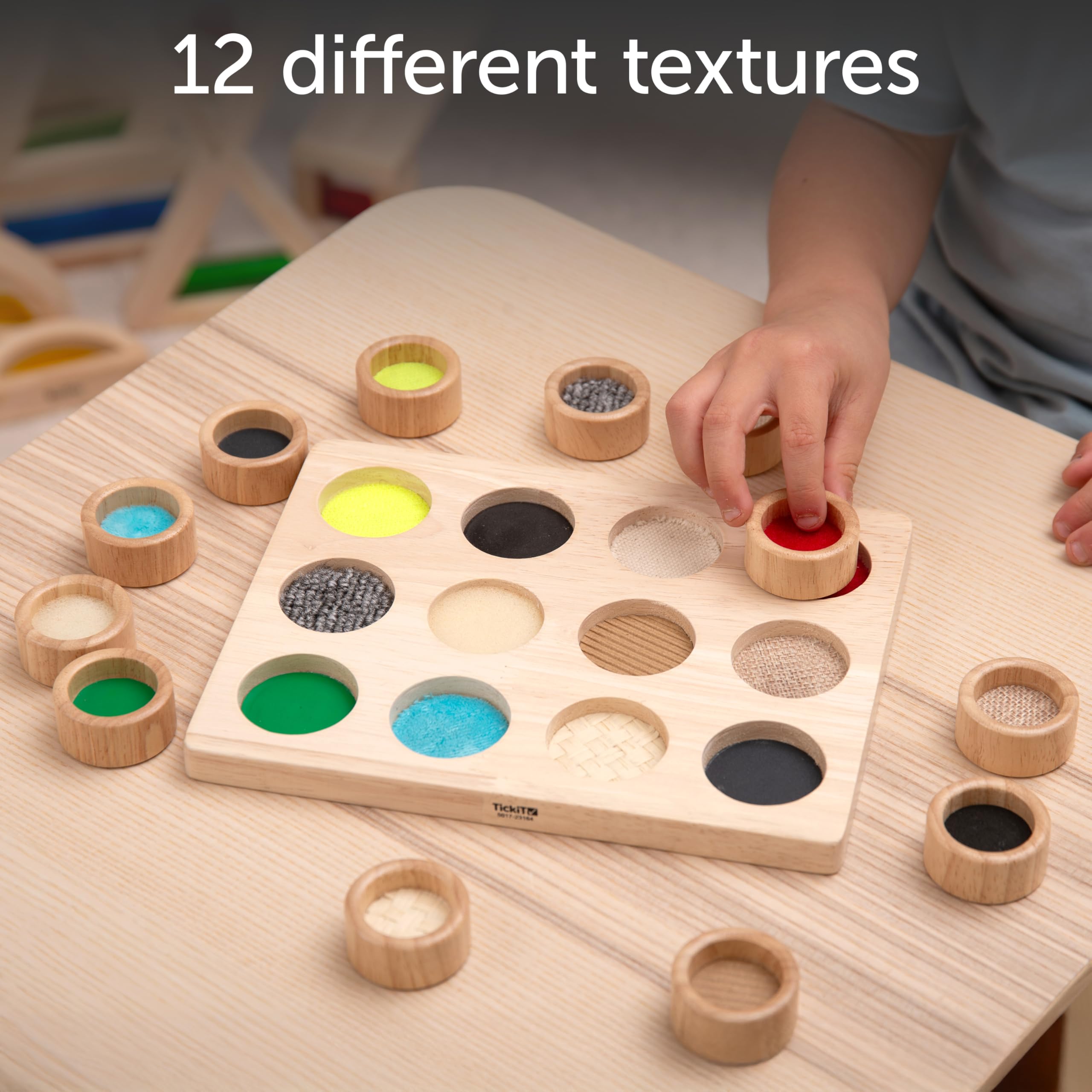 TickiT 72101 Touch and Match Board - Sensory Touch & Feel Game 8