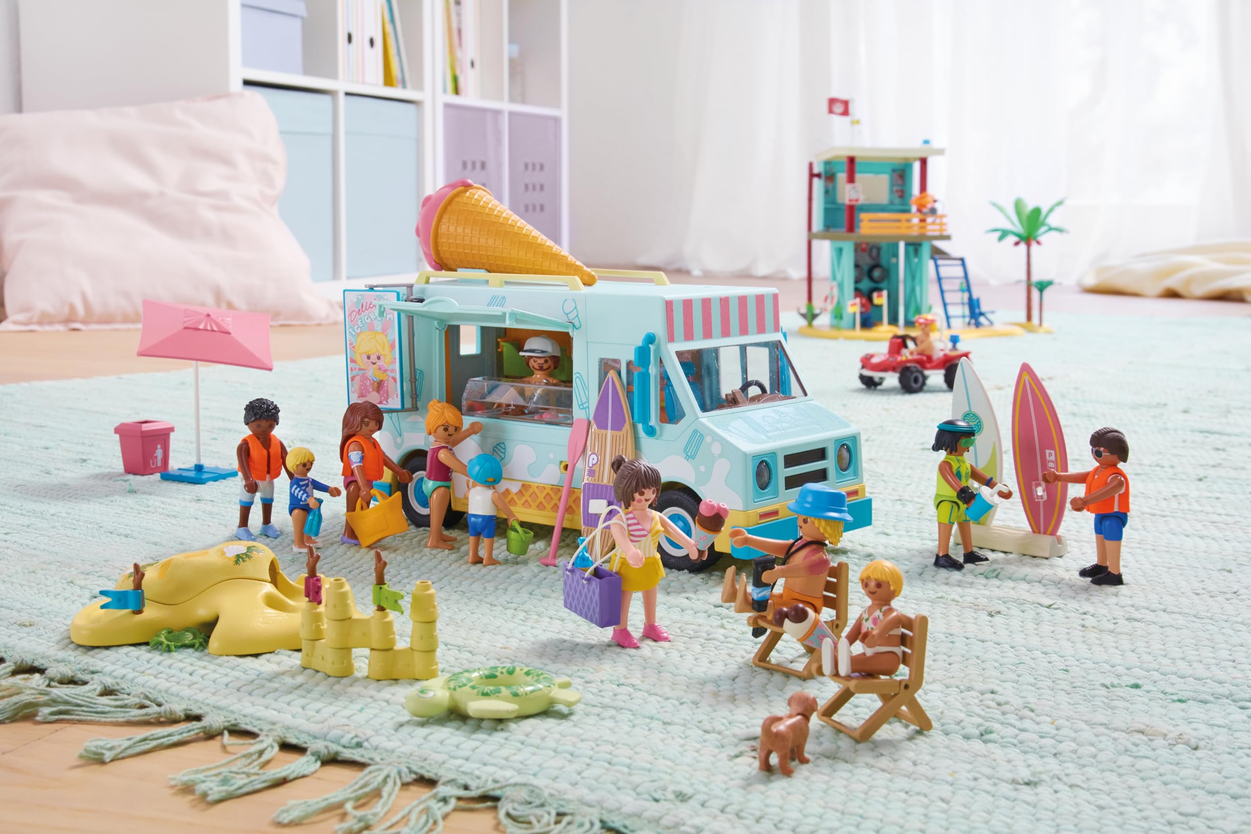 Playmobil | Vacation on the Beach | Ice Cream Truck with Surf Shop | Toy fr 5