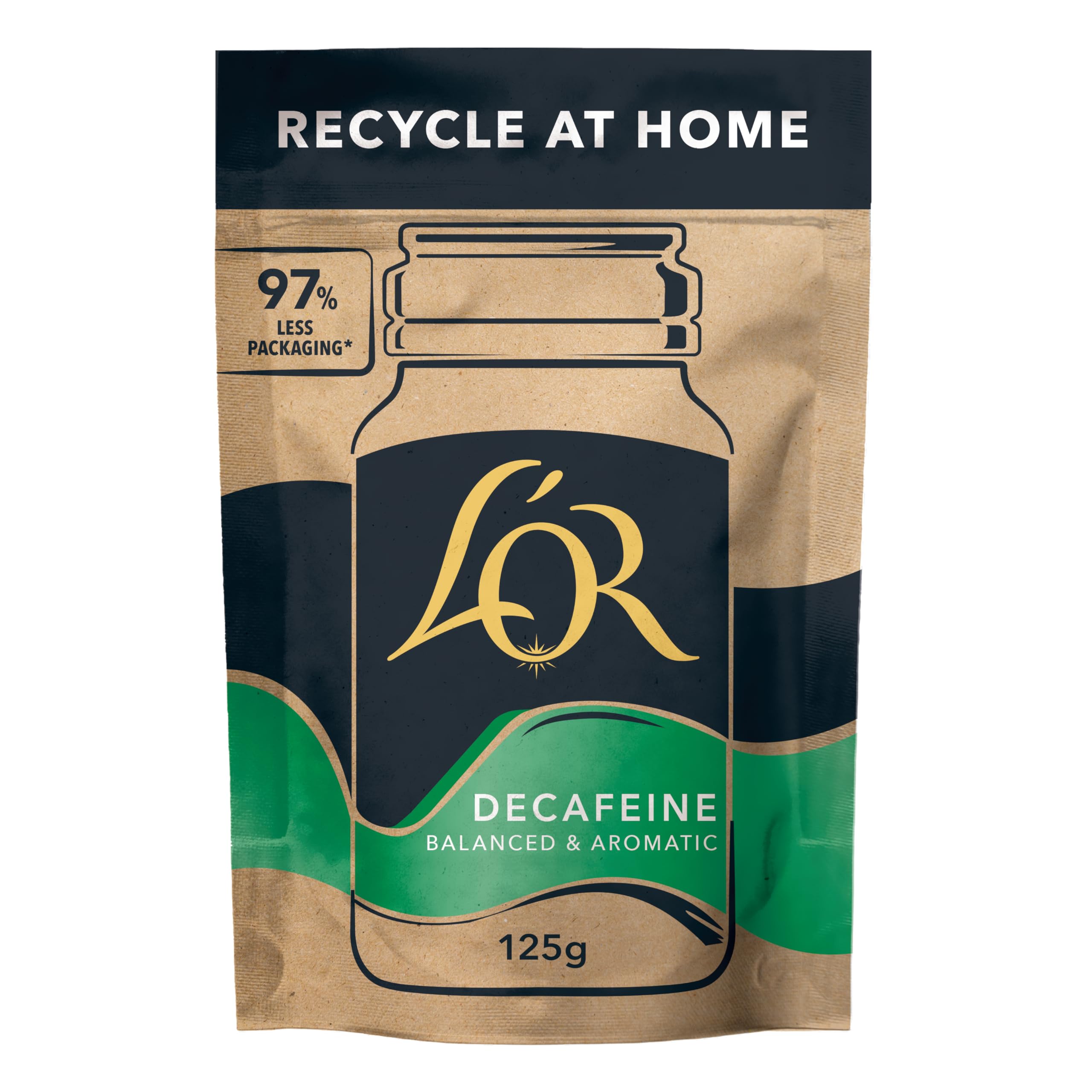 L'OR - Decaf Instant Coffee Refill 125G
