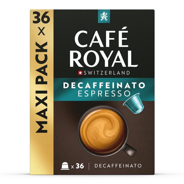 Café Royal - Espresso Decaffeinato Coffee Capsules for Nespresso Machines