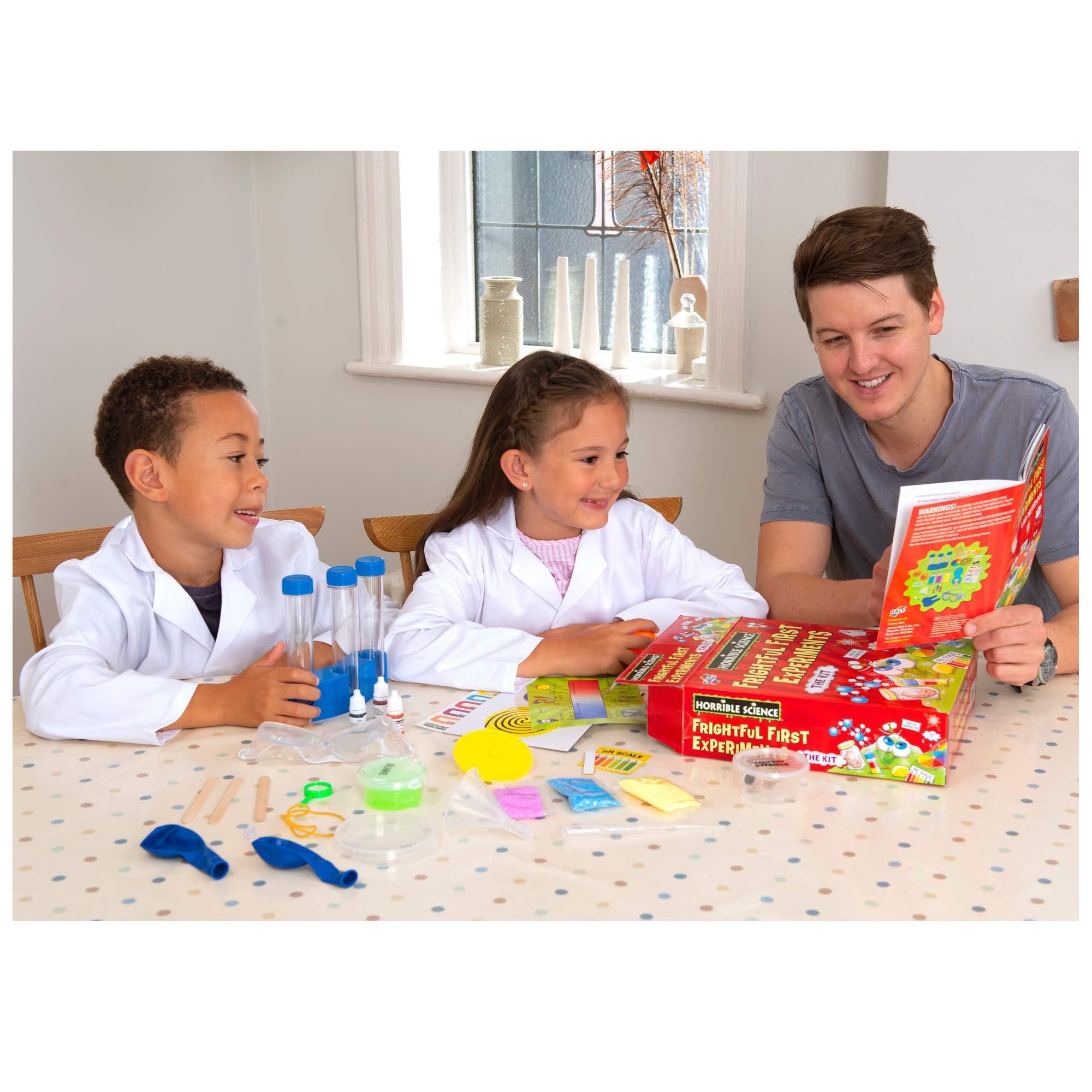 Galt Toys Horrible Science Frightful First Experiments Science Kit for Kids Ages 6+