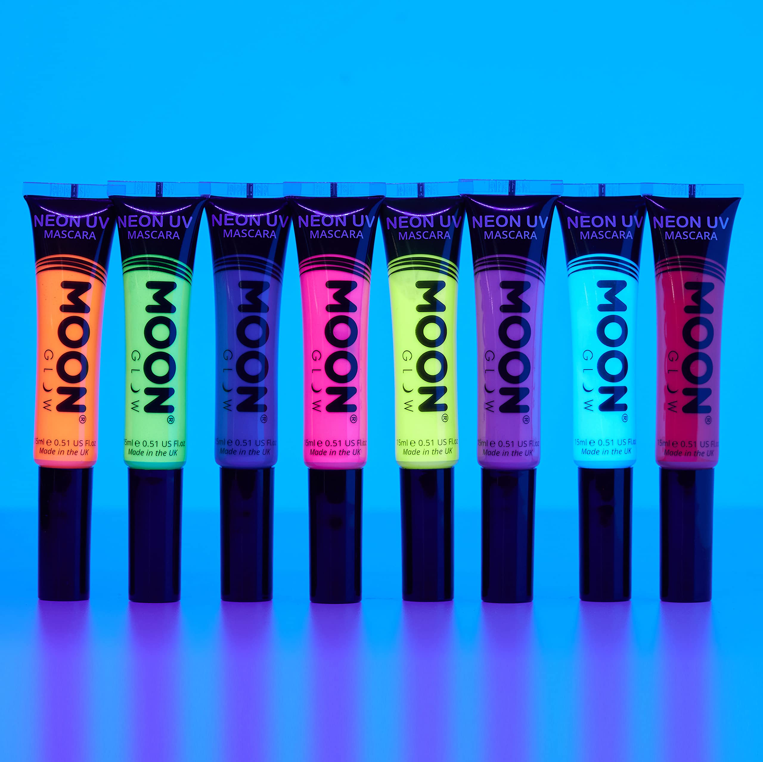 Moon Glow - Intense Neon UV Mascara (White) 10