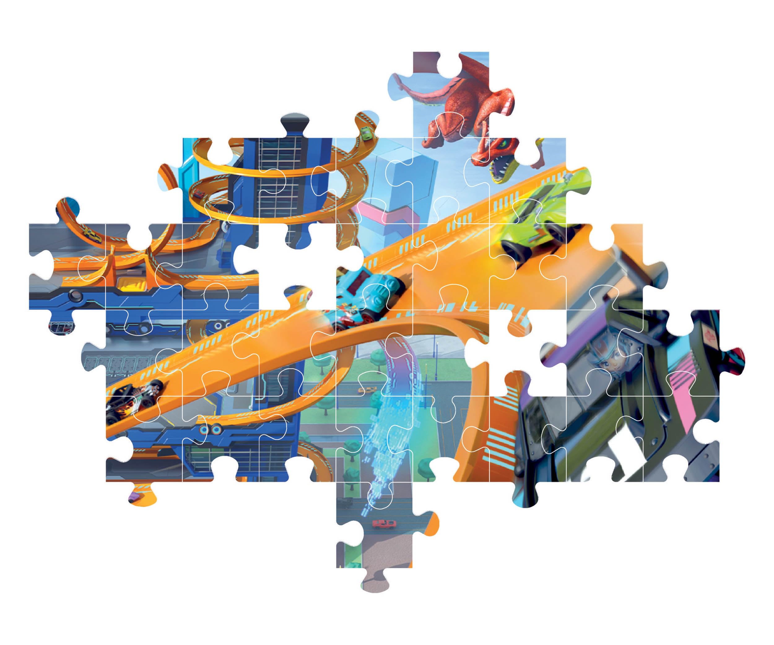 Clementoni Hotwheels 104-Piece Jigsaw Puzzle - Educational Kids Puzzle for Ages 6-8 11