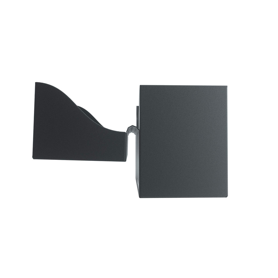 Gamegenic 80-Card Side Holder - Black, Holds 80 Double-Sleeved Cards, Sideloading Deck Box with Cobra Neck Technology