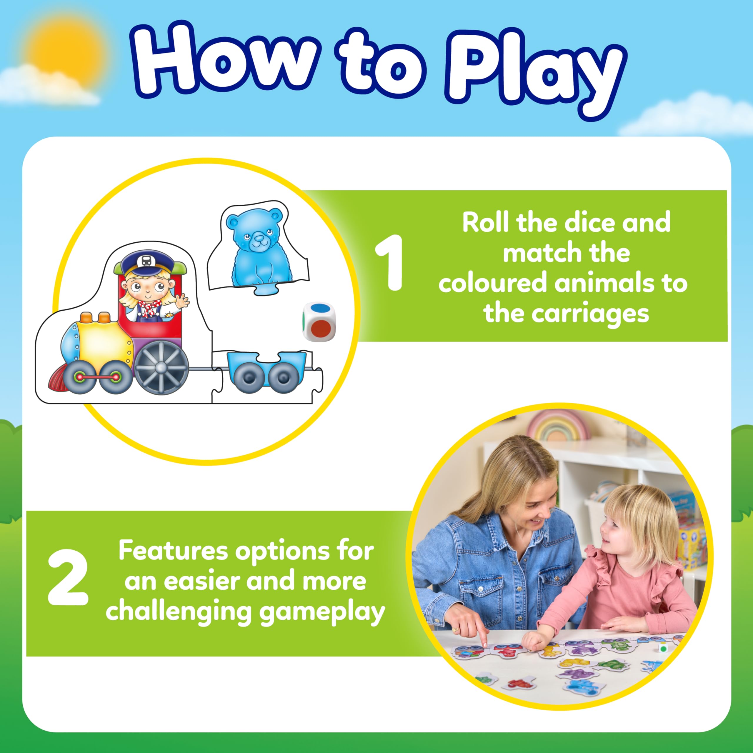 Orchard Toys Colour Match Express Colour Matching Game | Ages 3-6 | Multicolor 4