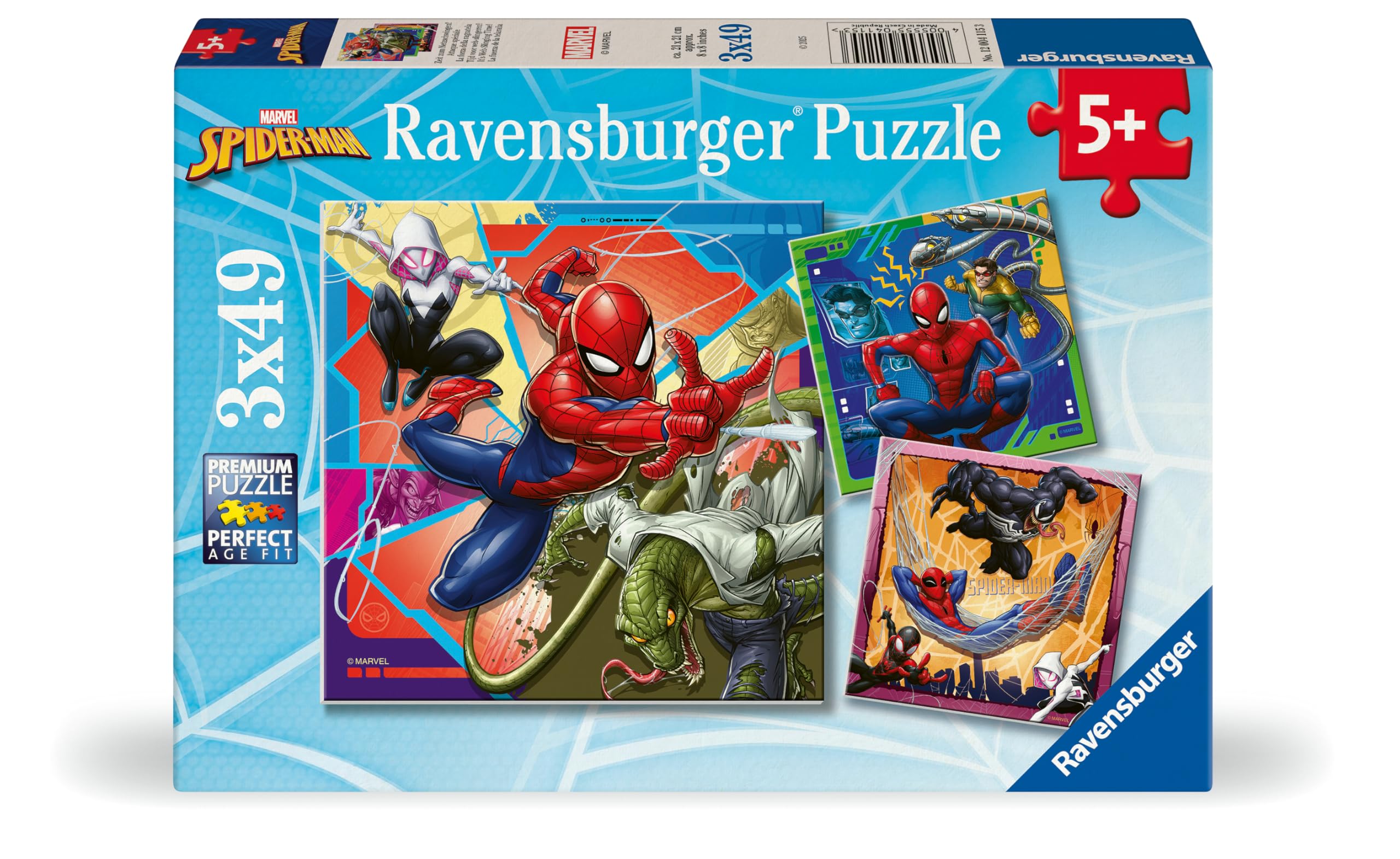 Ravensburger Marvel Spider-Man - Set of 3 Jigsaw Puzzles (3x 49 Pieces) | Ages 5+ 1