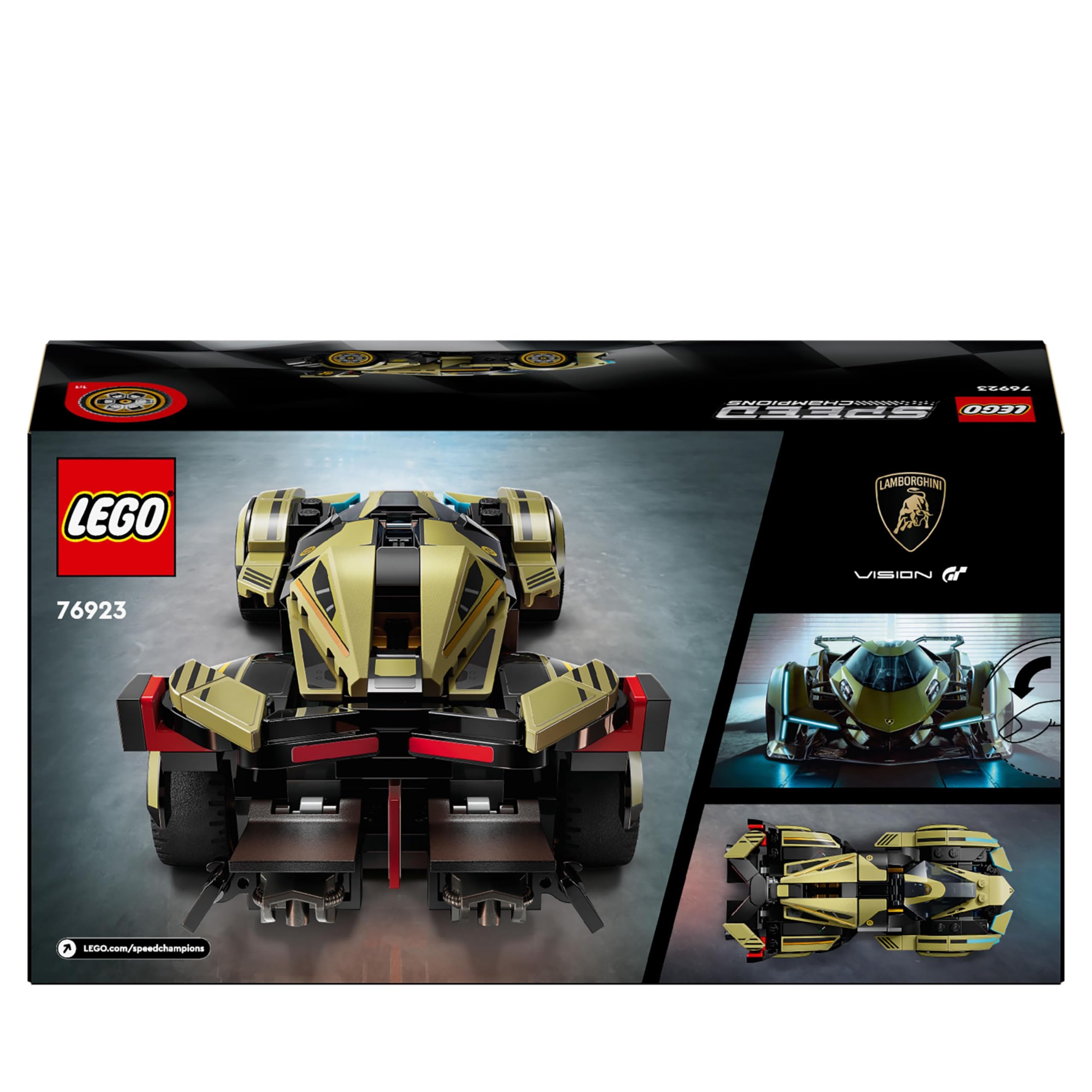 LEGO Speed Champions Lamborghini Lambo V12 Vision GT Super Car 76923 - Building Set for Ages 10+ 8