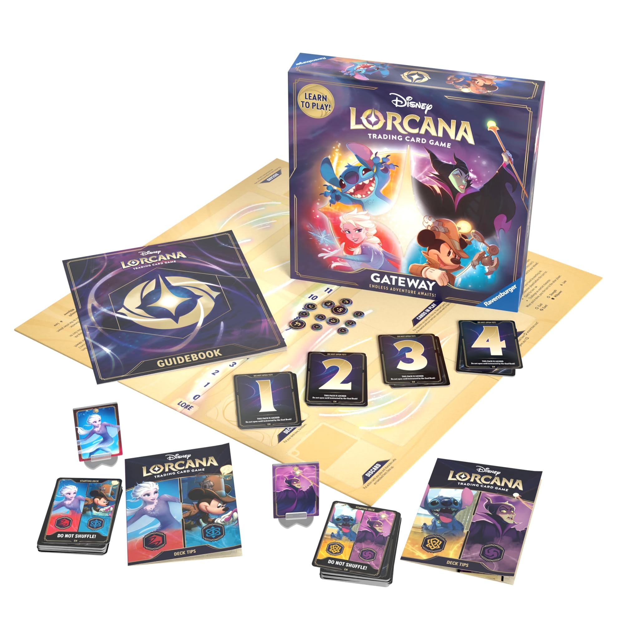 Ravensburger Disney Lorcana Gateway Trading Card Game | Learn-to-Play Set