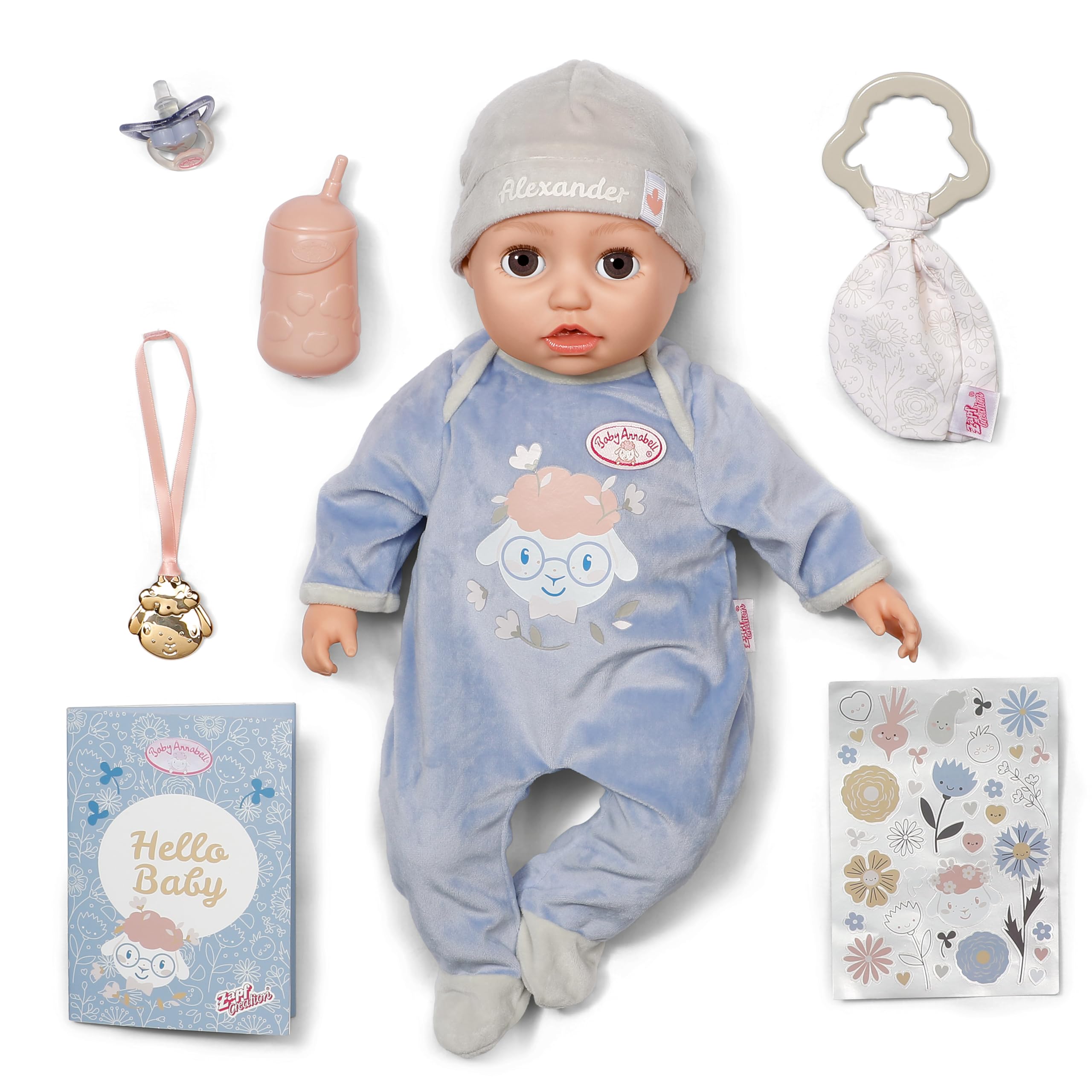 Baby Annabell Interactive Alexander 43cm Soft Bodied Doll | Unisex Children | Ages 3+ 7