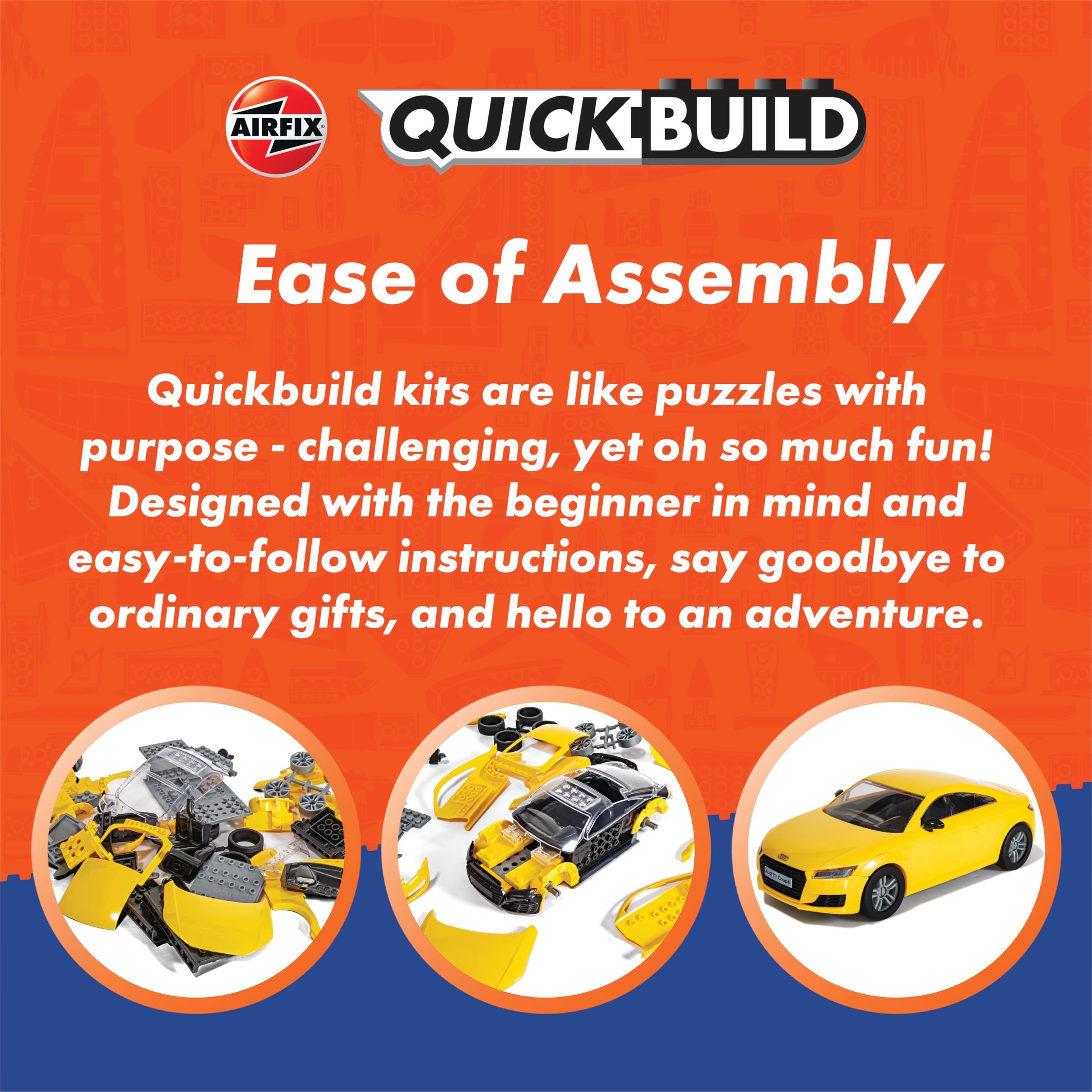 Airfix QUICKBUILD F22 Raptor Model Kit - Snap-Fit Fighter Jet for Kids 6+ 4