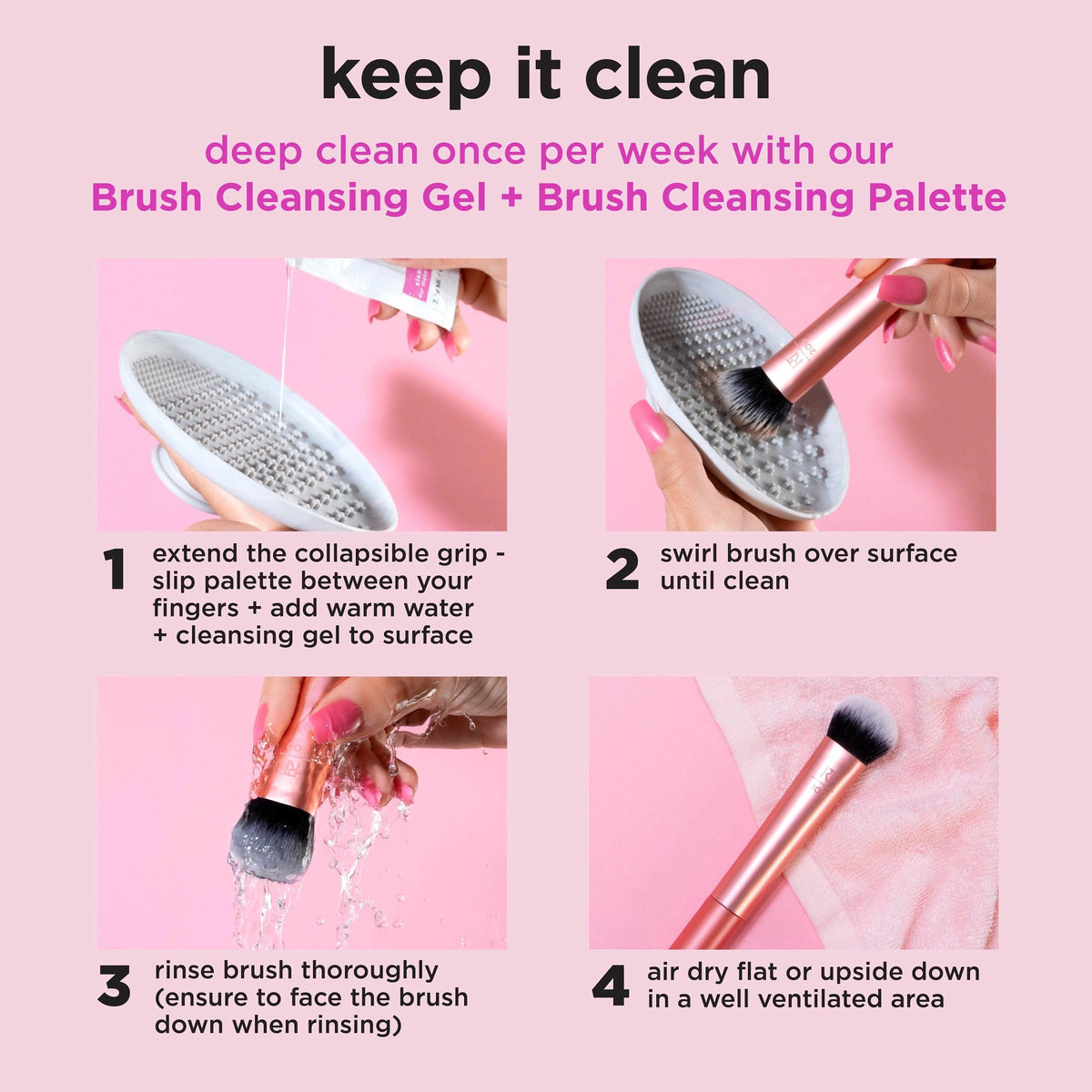 REAL TECHNIQUES Everyday Eye Essentials 8-Piece Brush Set | Synthetic Bristles | For Eyeshadow & Mascara 9