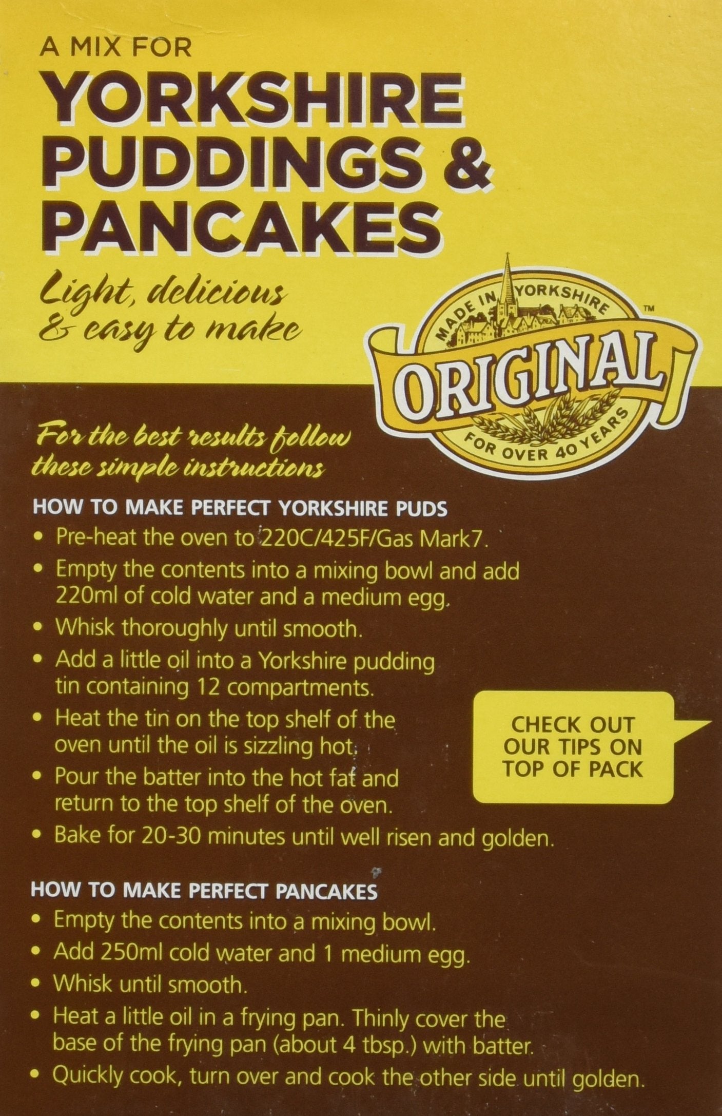 Goldenfry Yorkshire Pudding & Pancake Mix 142g