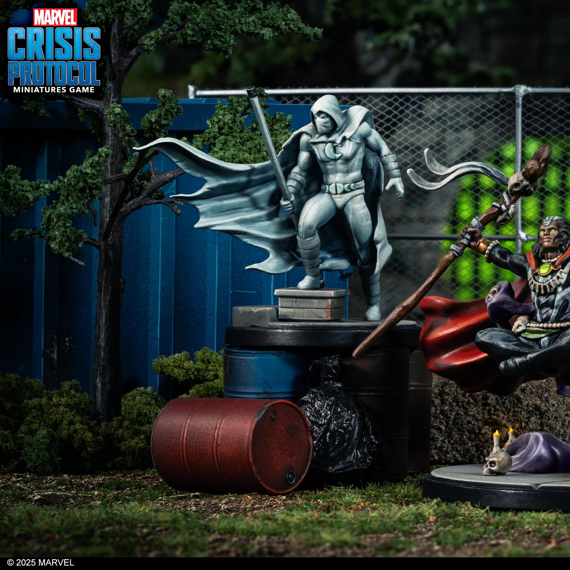 ATOMIC MASS GAMES Marvel Crisis Protocol - Midnight Sons Affiliation Pack | 4 Miniatures | Multilingual