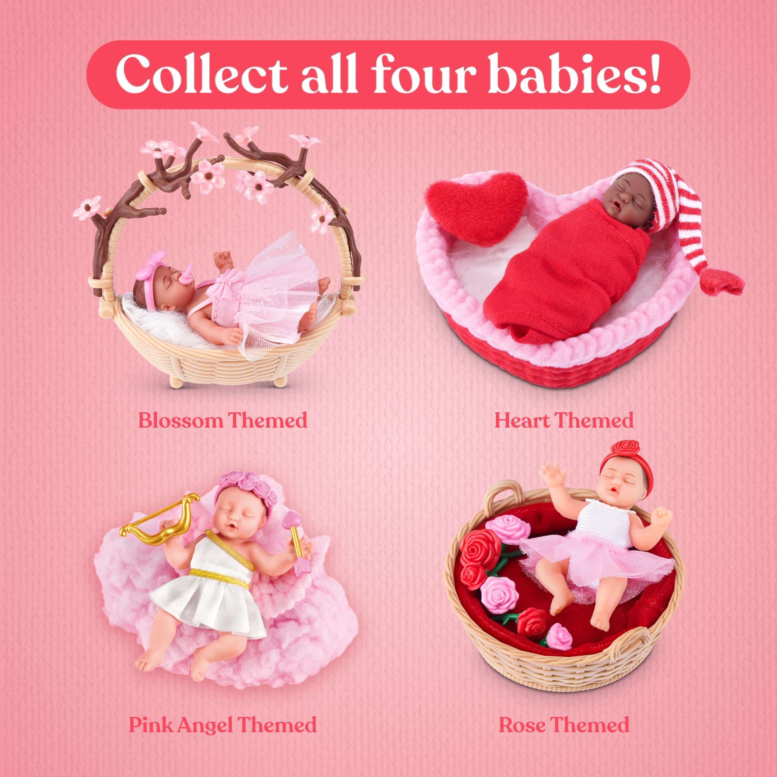 ZURU MY MINI Sweet Hearts Baby Playset 2 Pack | Collectible Mystery Capsule | Ages 3+ 3