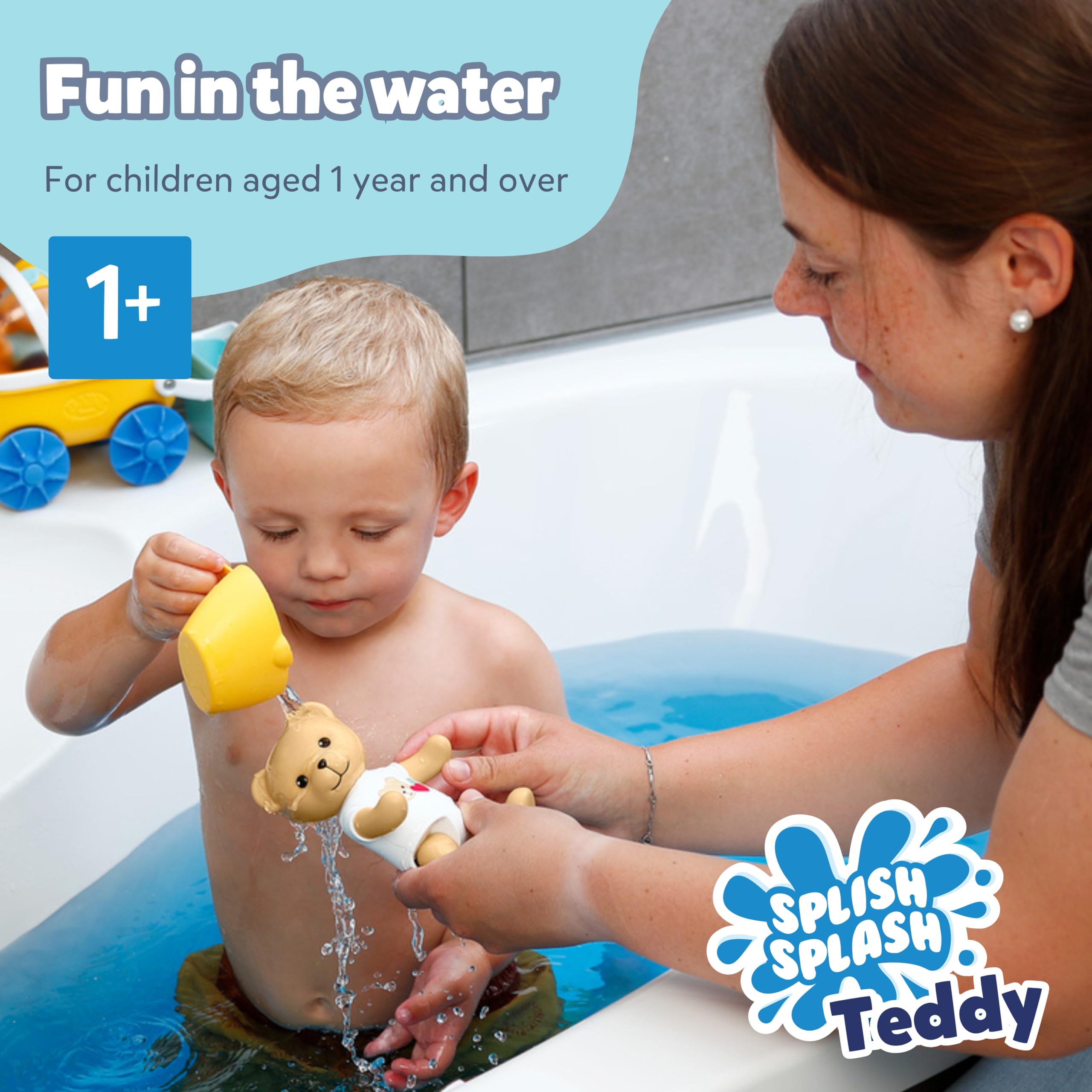BABY born Splish Splash Teddy - Interactive Wind-up Swimming Bath Toy | Ages 1+ | 20 cm 2