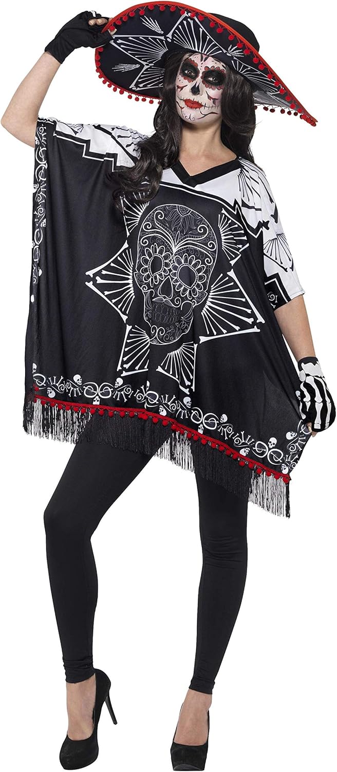 Smiffys Day of the Dead Bandit Costume - Adult One Size 5