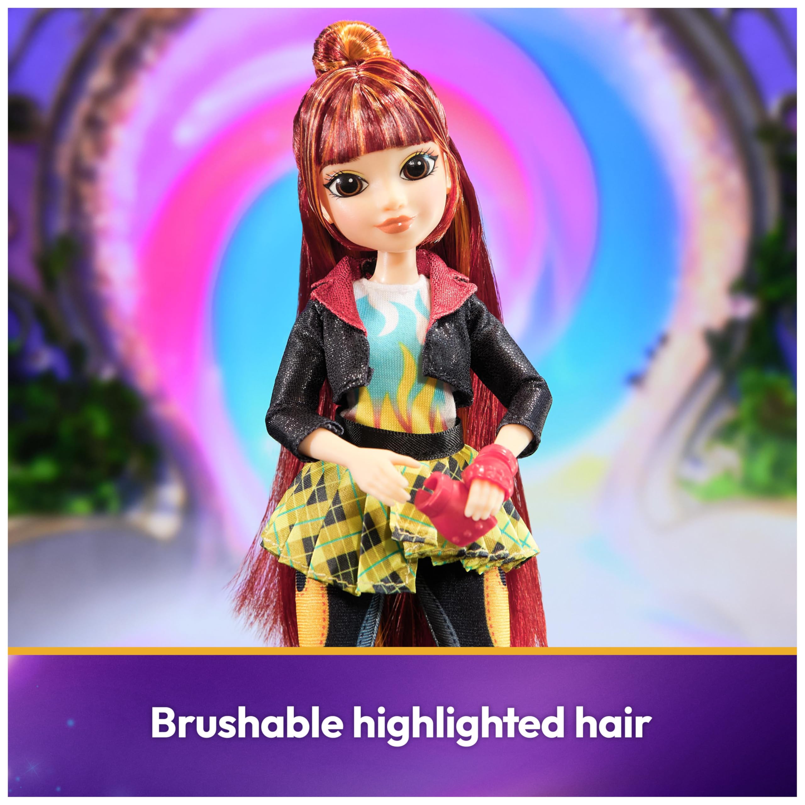 Unicorn Academy Valentina Doll - 24cm with Highlighted Hair & 5 Fashion Accessories 6