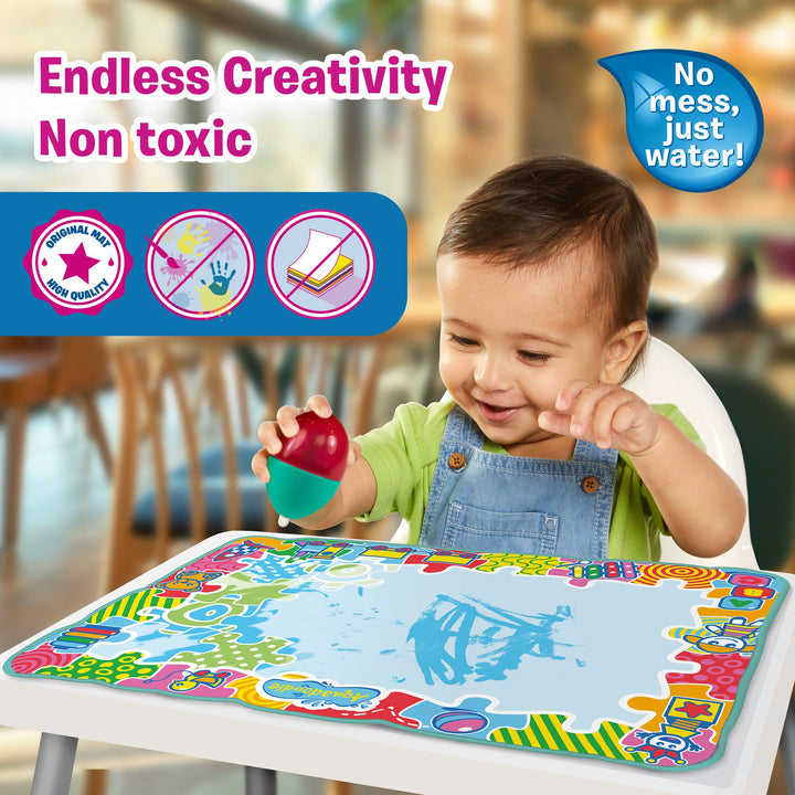Aquadoodle Baby Water Doodle Mat - Mess Free Drawing Toy for Babies 9 Months+