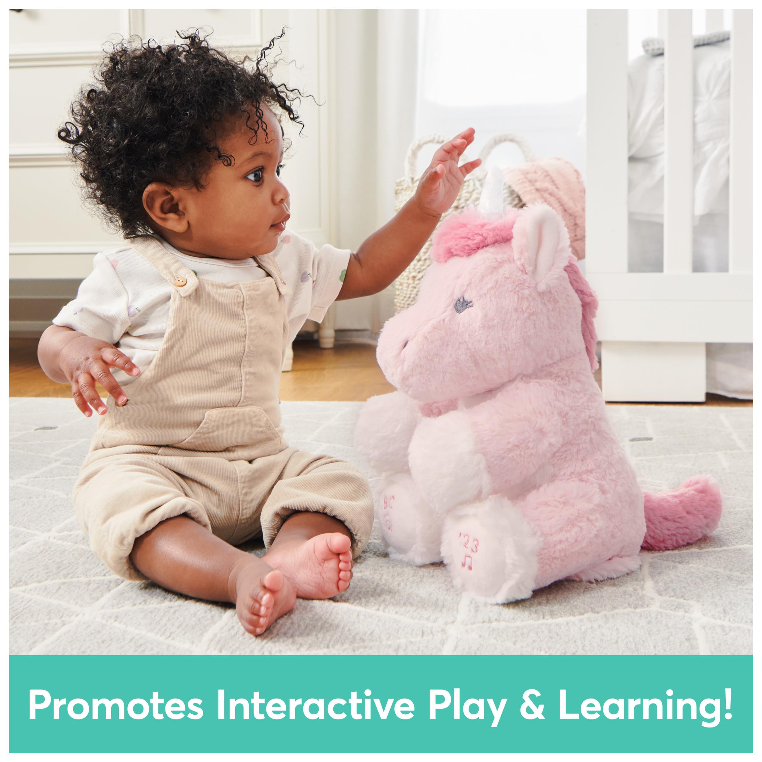 GUND Baby Alora the Unicorn Animated Plush | Singing & Clapping | Lights Up | Ages 0+ 6
