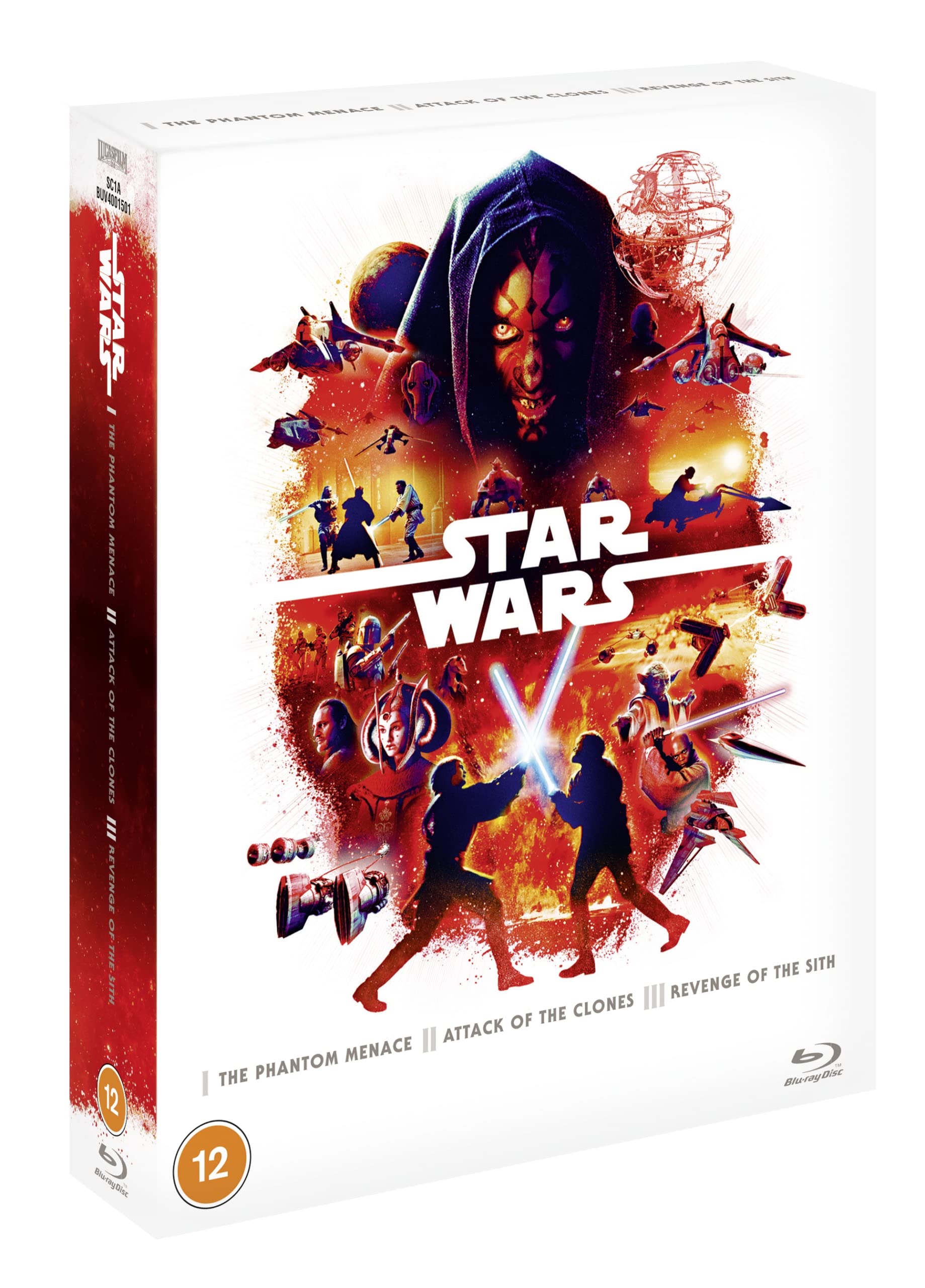 Star Wars Prequel Trilogy [Blu-ray]